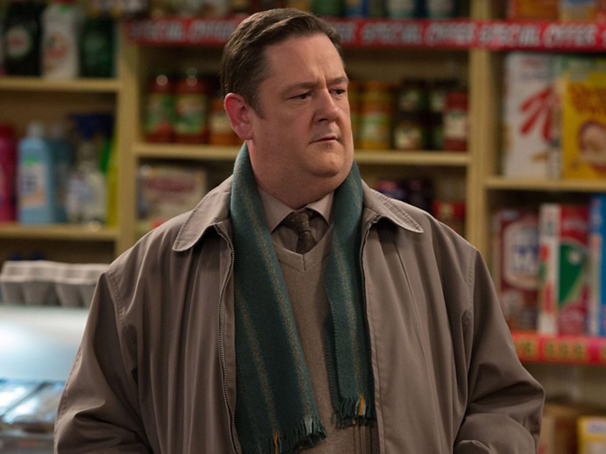 Vegas as Eric Agnew in the BBC sitcom ‘Still Open All Hours’