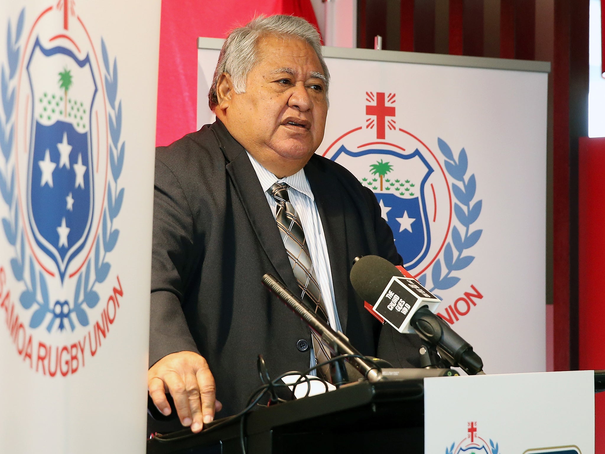 Samoan prime minister and SRU chief executive Tuilaepa Sailele Malielegao has declared the union 'bankrupt'