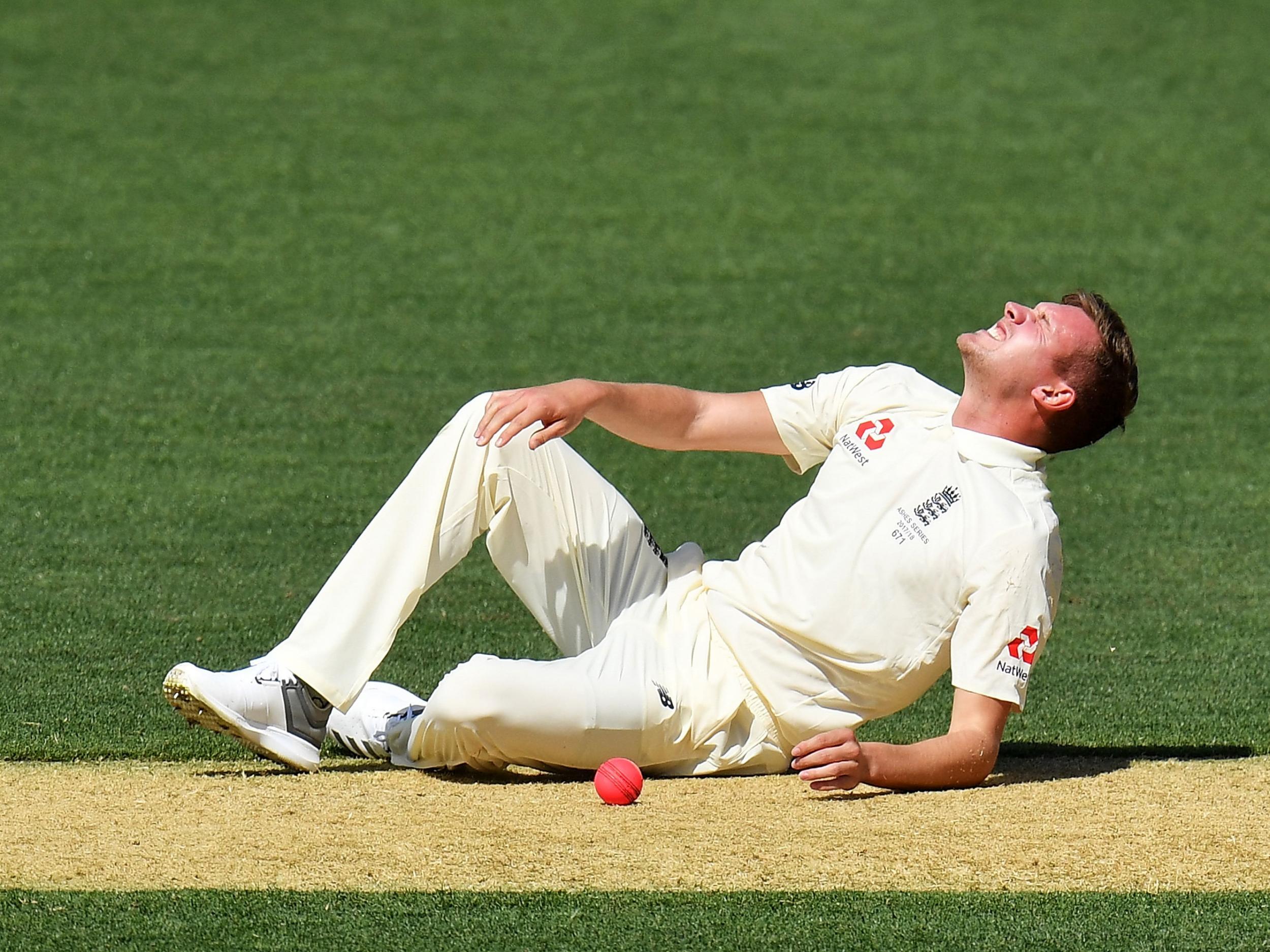 Jake Ball is now a doubt for the first Test in a fortnight's time