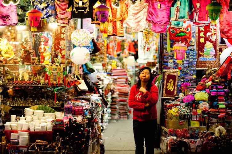 San Francisco’s Chinatown is inhabited by migrants from Hong Kong, Taiwan and mainland China, their American-born offspring, people of other Asian backgrounds and, increasingly, people of non-Asian descent