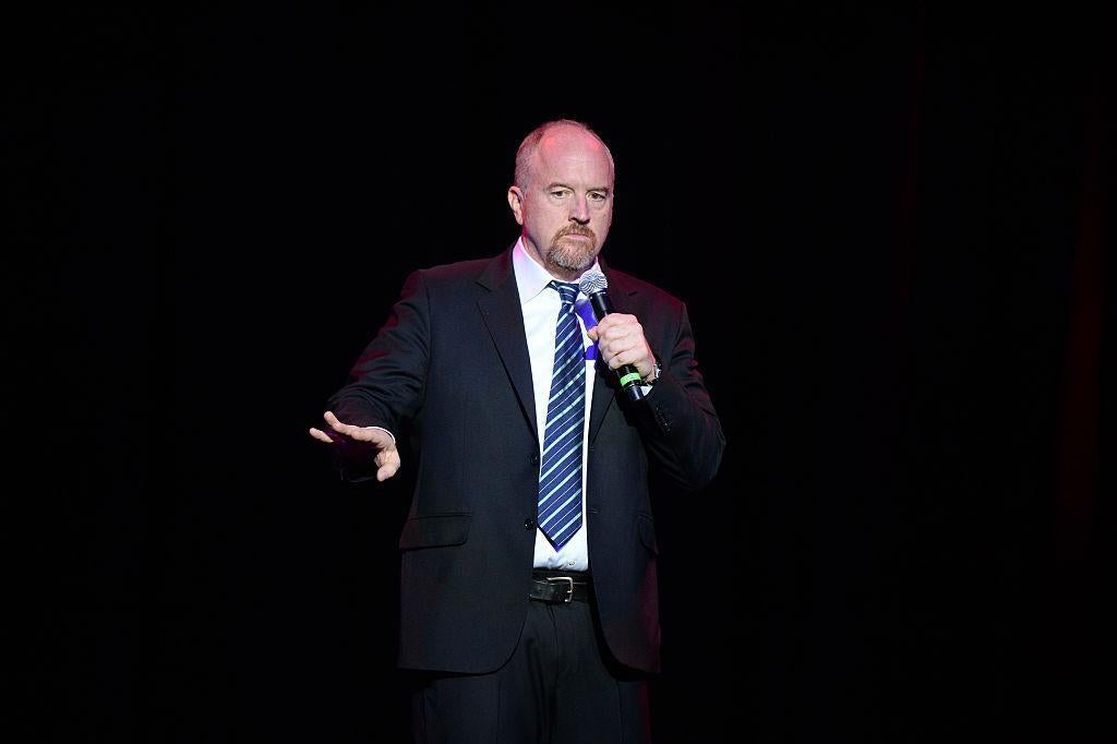 Louis CK performing in 2016