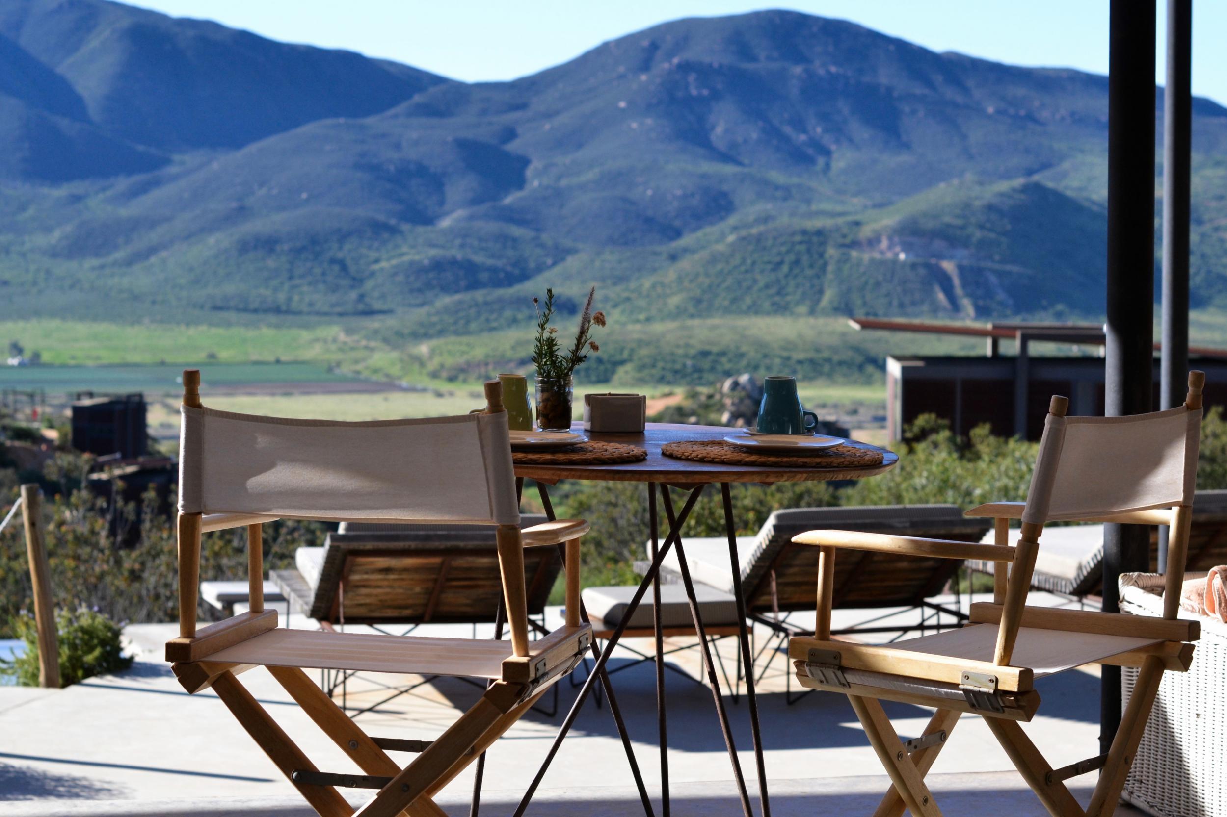 The breakfast view from Encuentro hotel