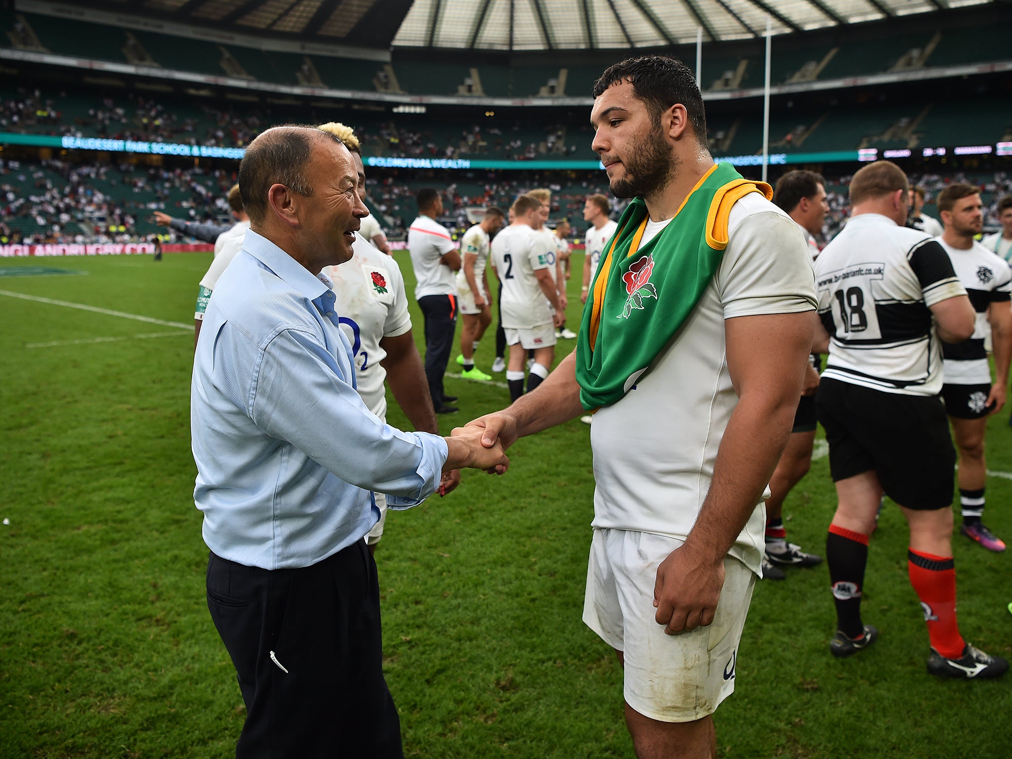 Ellis Genge is one of a number of inexperienced players in Jones' squad