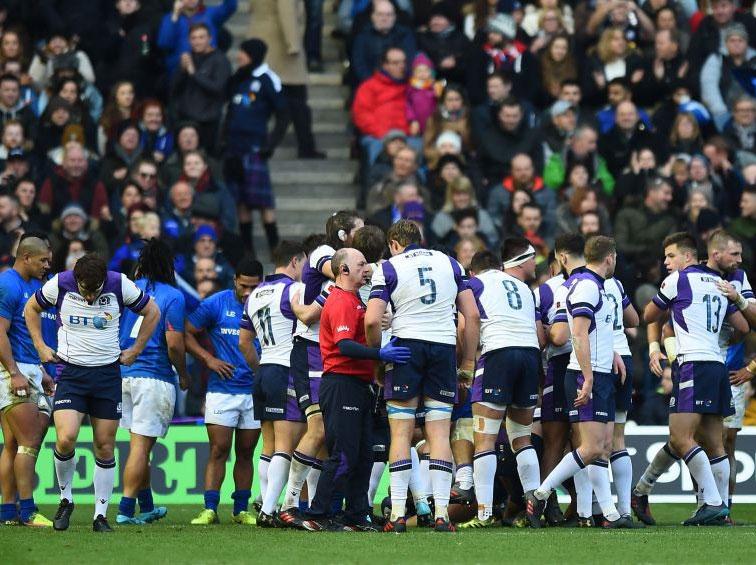 Scotland outlasted Samoa to eventually run out winners
