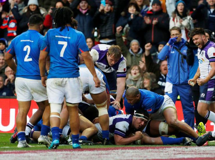 Hooker McInally scored twice