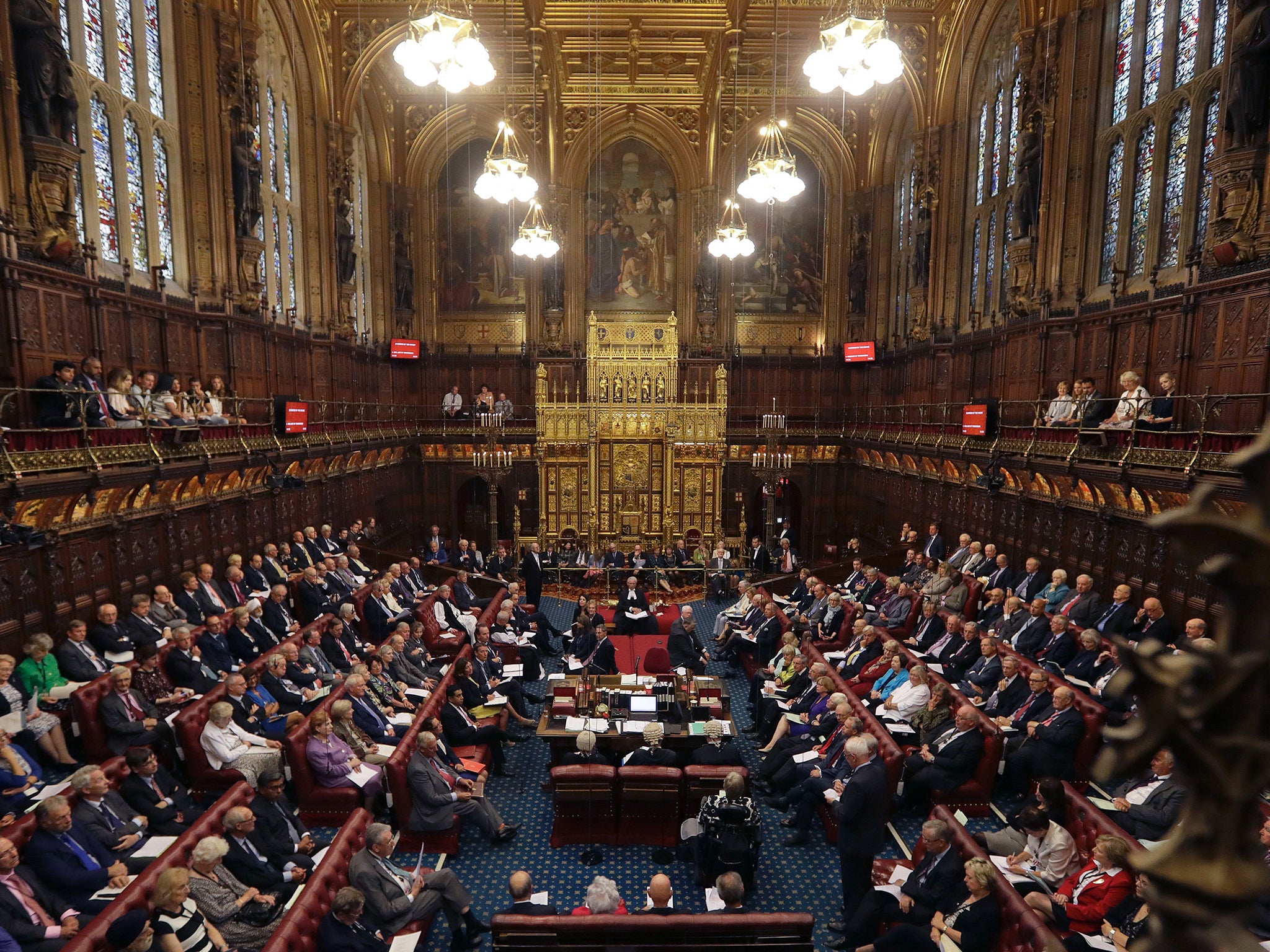 Peers in the upper chamber will begin the lengthy process of debating the legislation passed by the Commons earlier this month