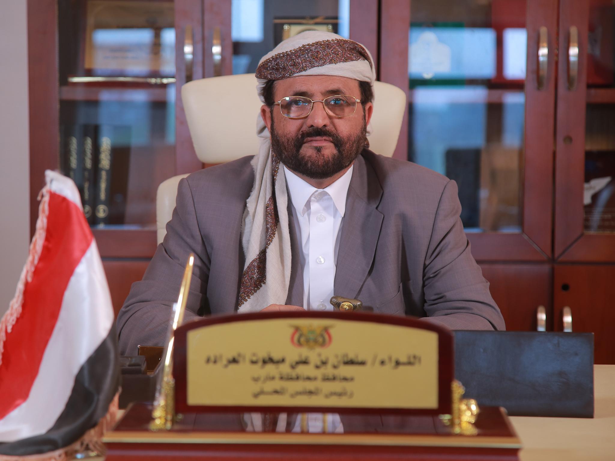 Sultan al Aradah, Governor of Yemen’s Marib province (Sanaa Centre)