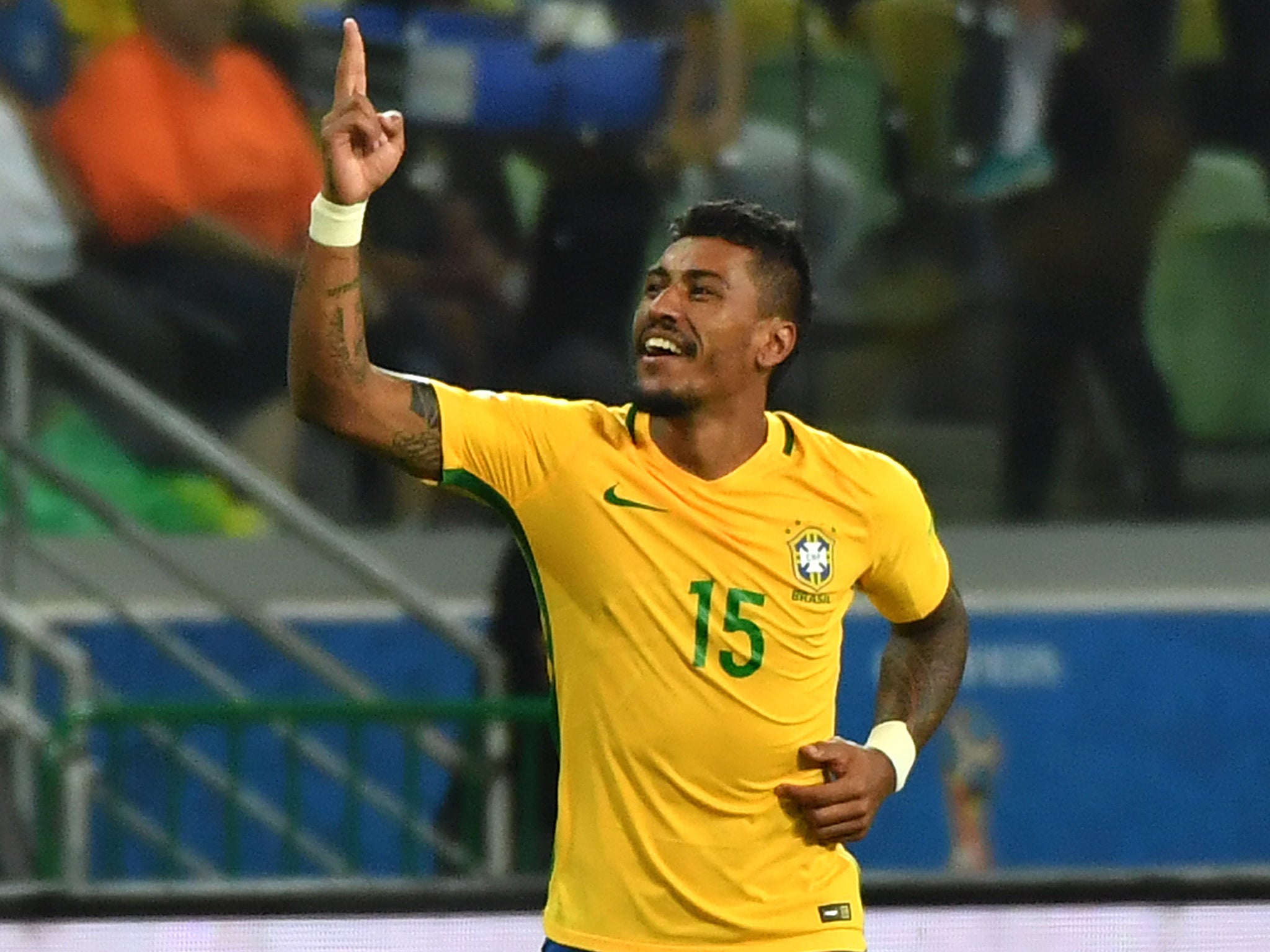 Paulinho returns to England with Brazil on Tuesday having already proven a point