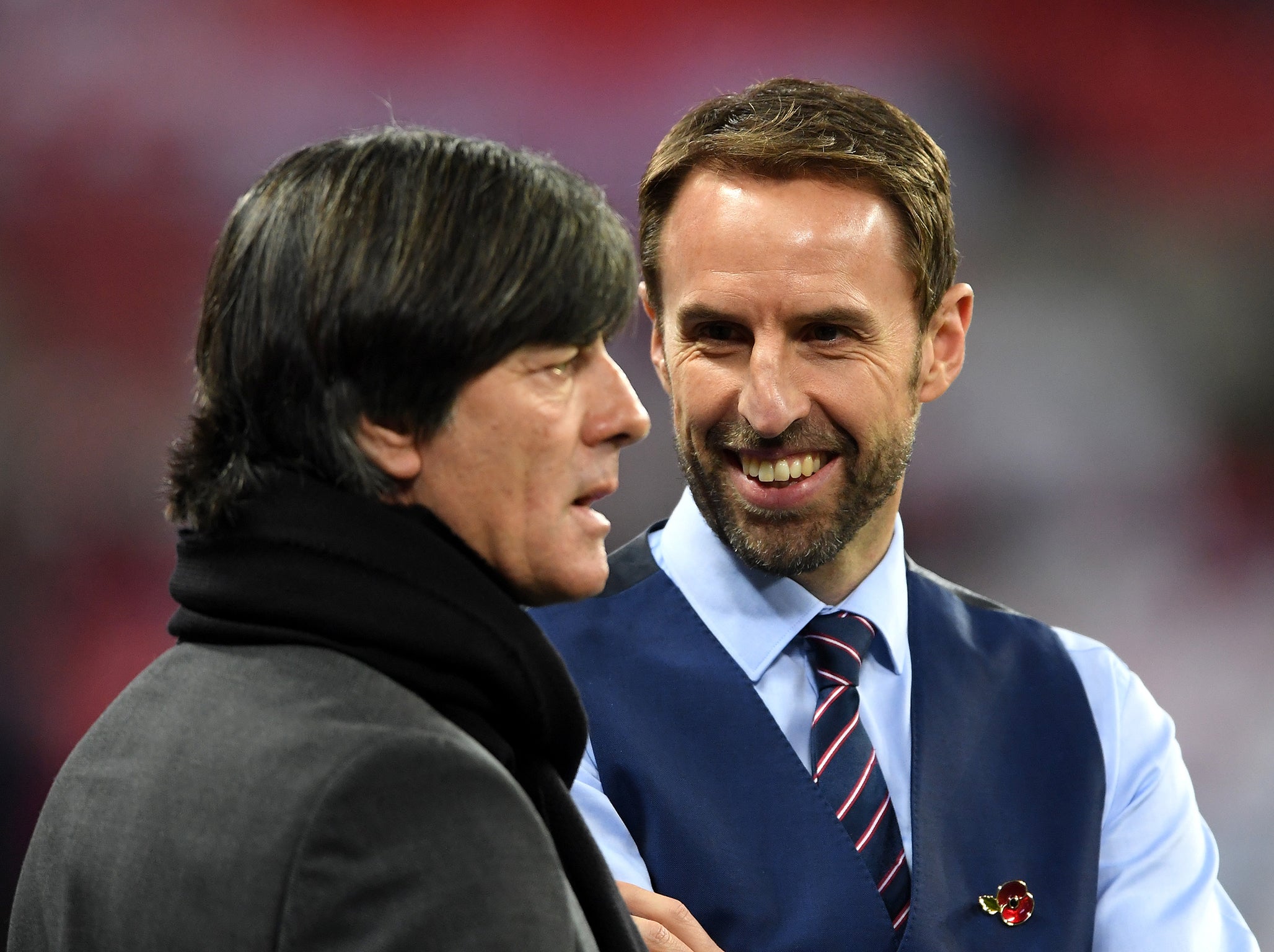 Southgate was encouraged by last week's goalless draw with Germany