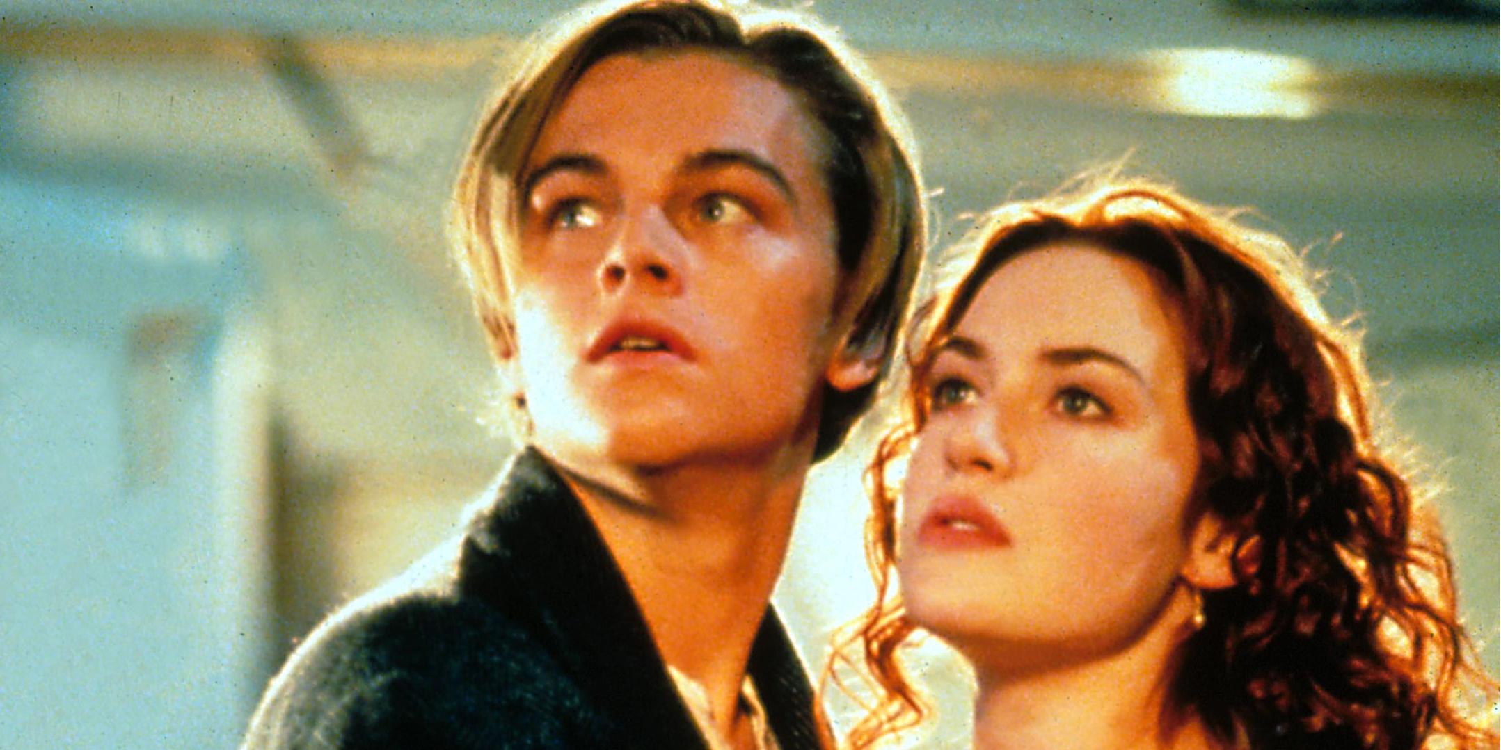 Leo DiCaprio and Kate Winslet in Titanic (Moviestore/Rex )