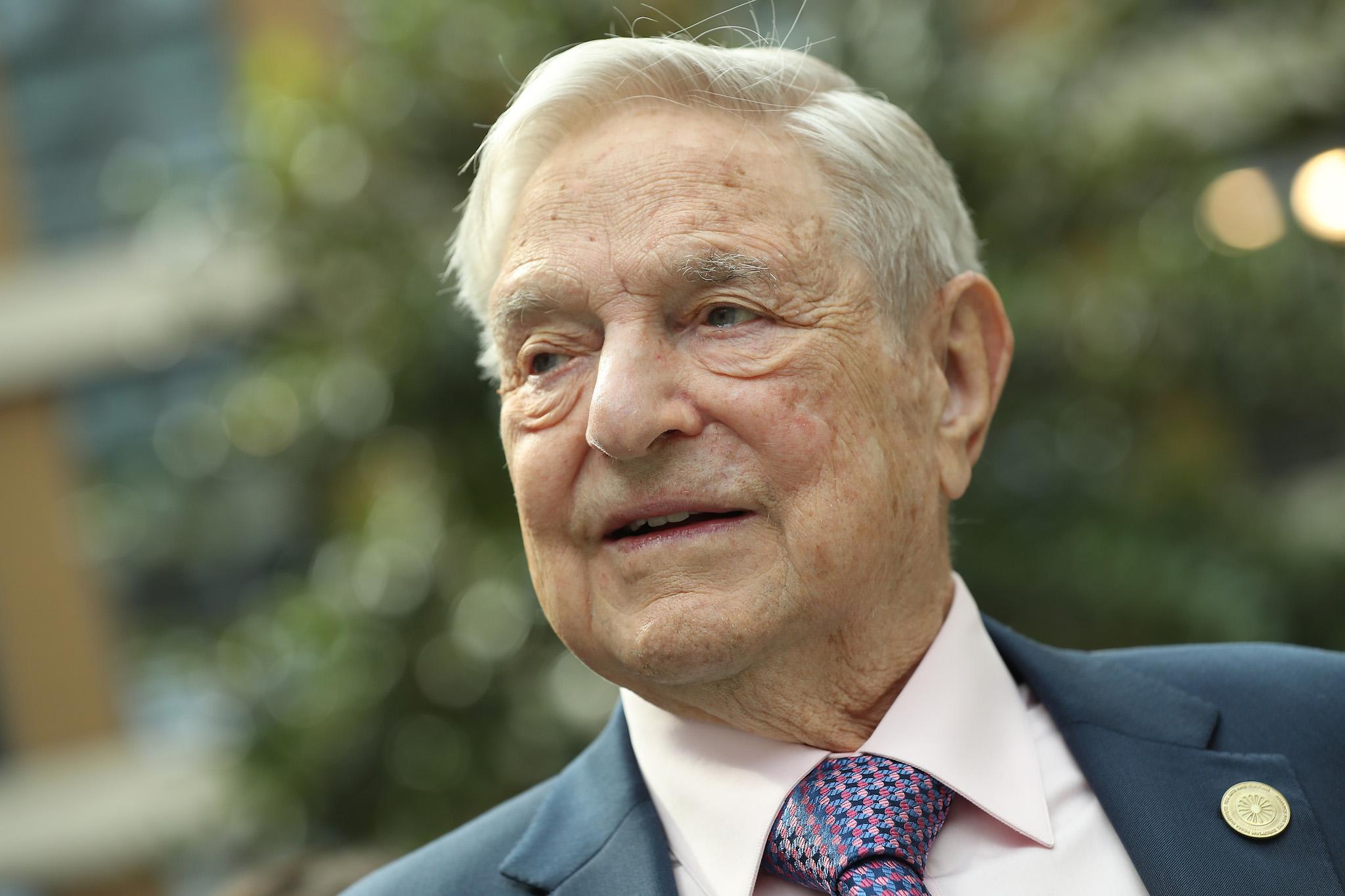 Financier and philanthropist George Soros signed the letter (Photo by Sean Gallup/Getty Images)