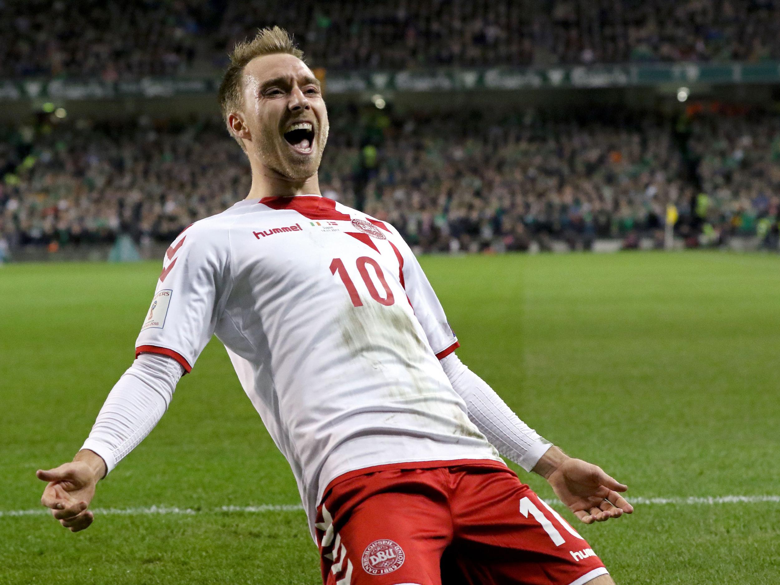 Christian Eriksen was on sensational form at the Aviva Stadium