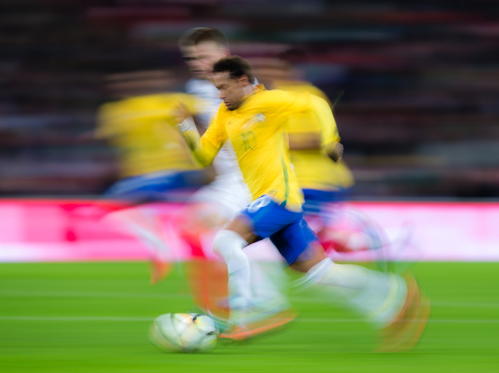 England held Brazil to a goalless draw at Wembley - just about