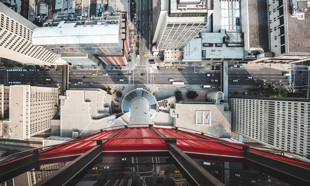 Calgary Tower has a glass-bottomed viewing platform (iStock)