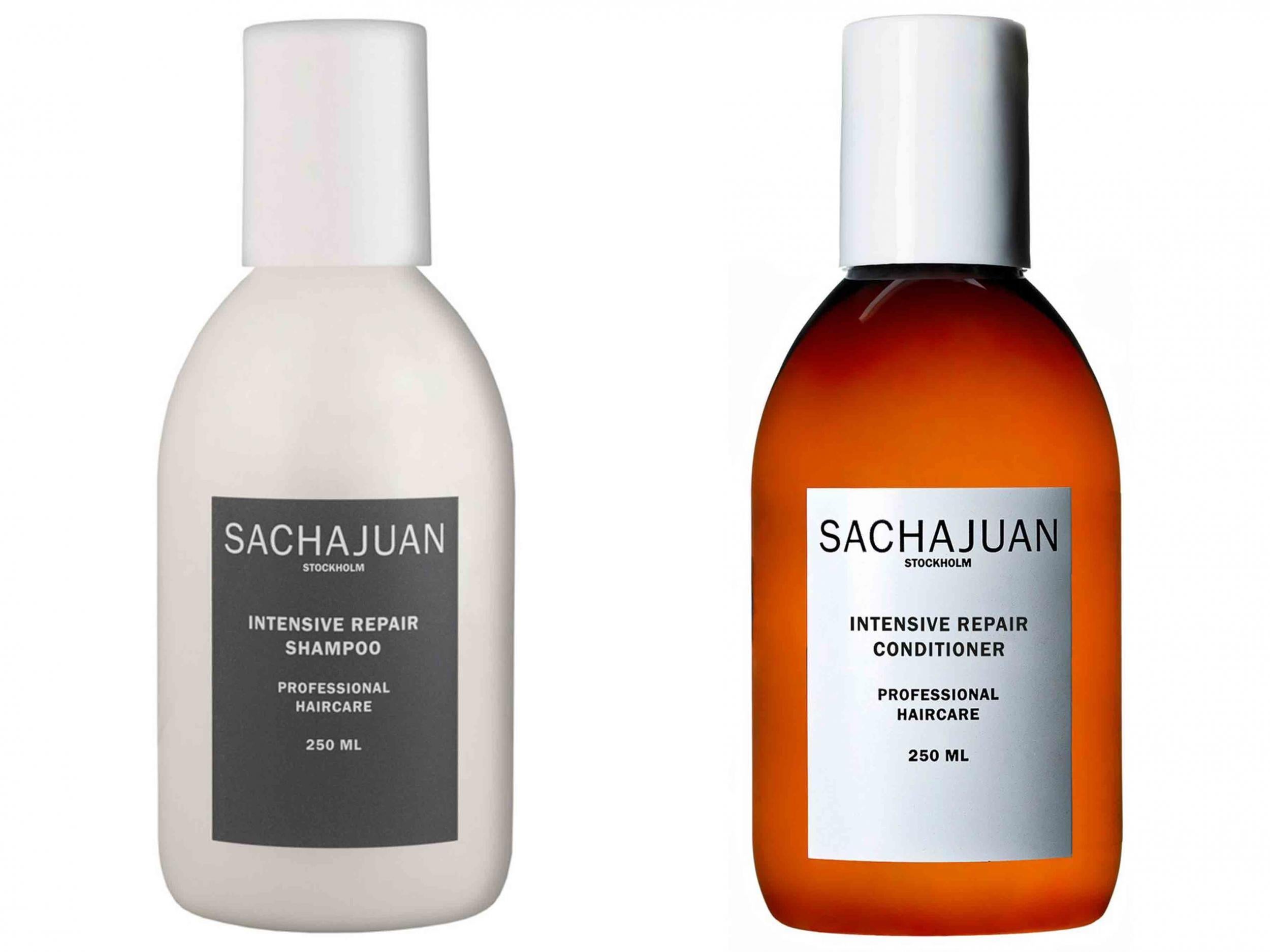 Sachajuan Intensive Repair Shampoo, £20, Intensive Repair Conditioner, £22, Cult Beauty