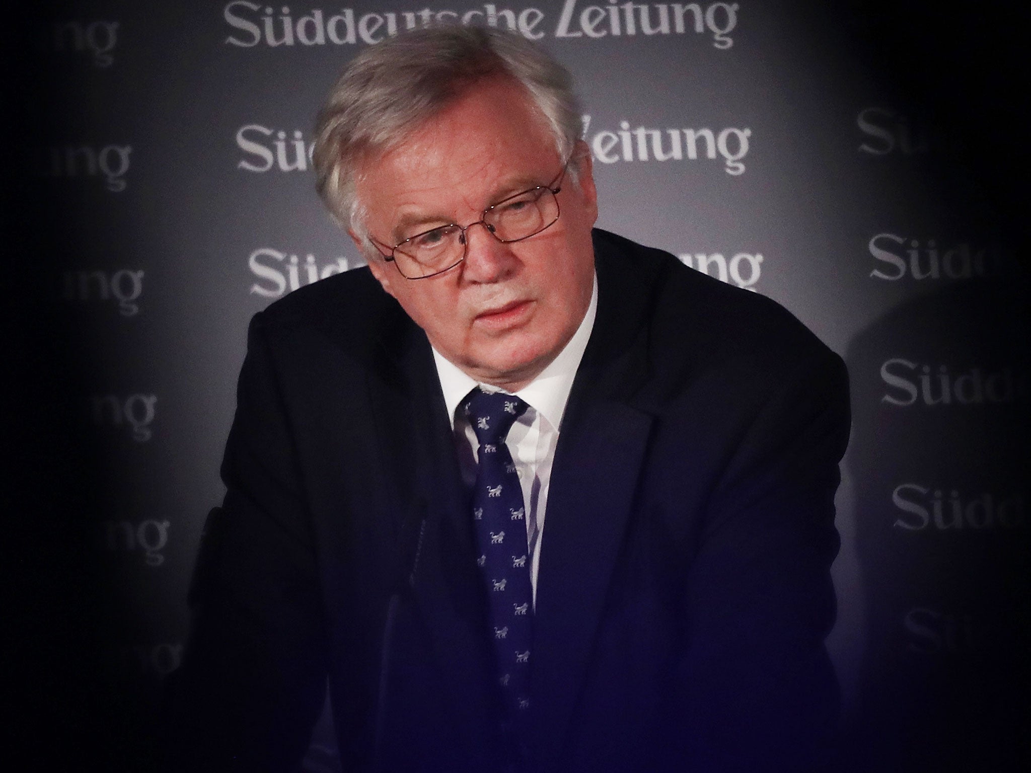 David Davis spoke at the Sueddeutsche Zeitung Economic Summit in Berlin on Thursday night