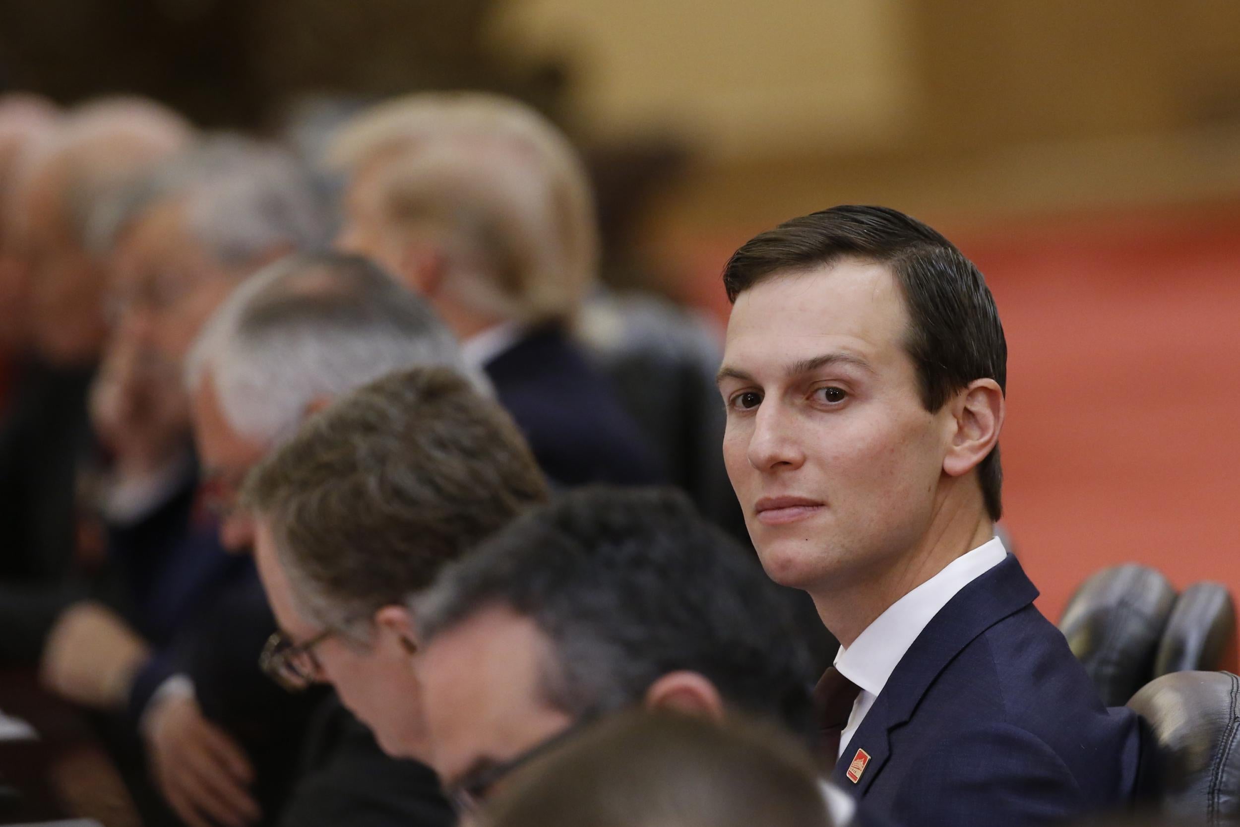 White House Senior adviser Jared Kushner attends bilateral meetings held by US President Donald Trump and China's President Xi Jinping