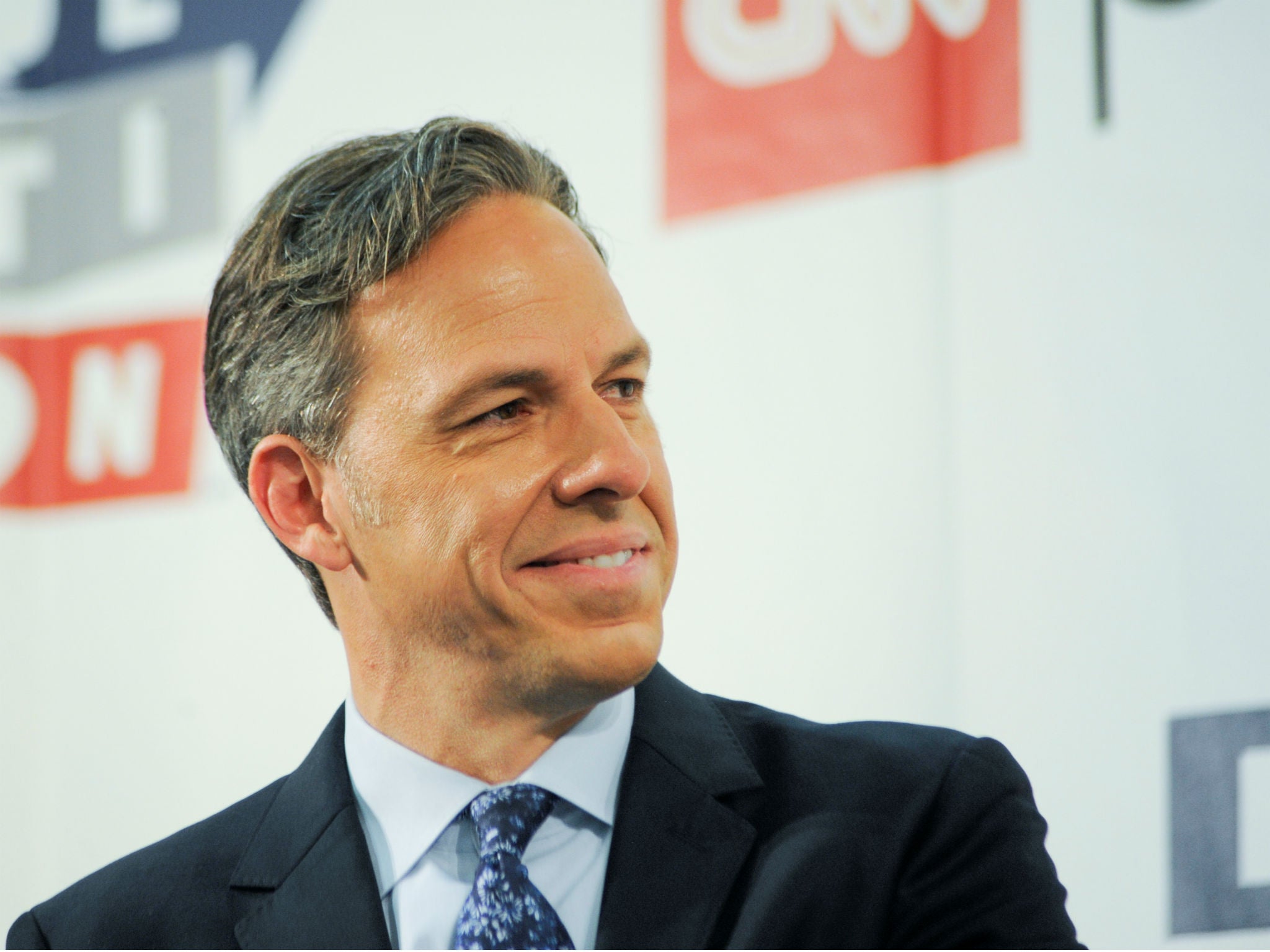 CNN anchor Jake Tapper at Politicon in Pasadena, California on July 29, 2017