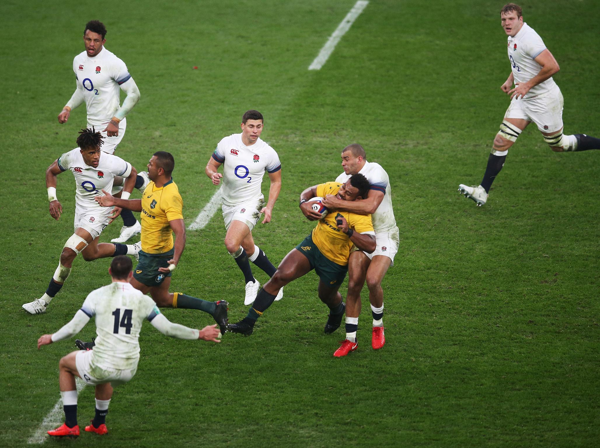 Defensively tested and stood up to the challenge of the mammoth Samu Kerevi and Tevita Kuridrani. Came from nowhere to blast past the Australian defence and score the second try.