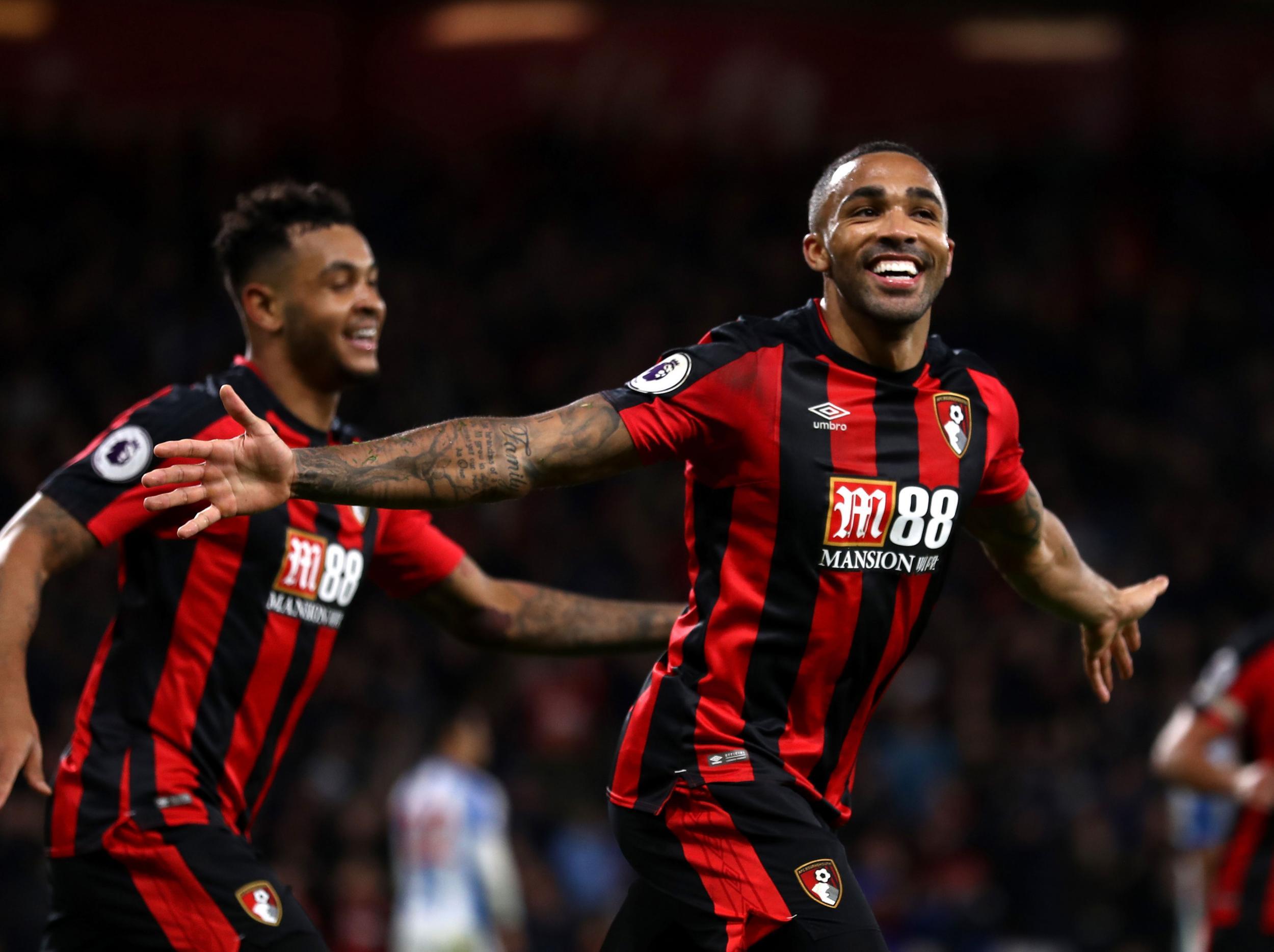 Callum Wilson took home the match ball after a fine display