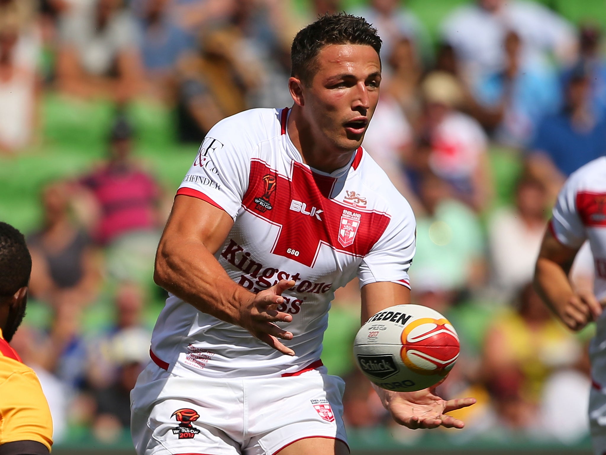 Sam Burgess made his return from injury