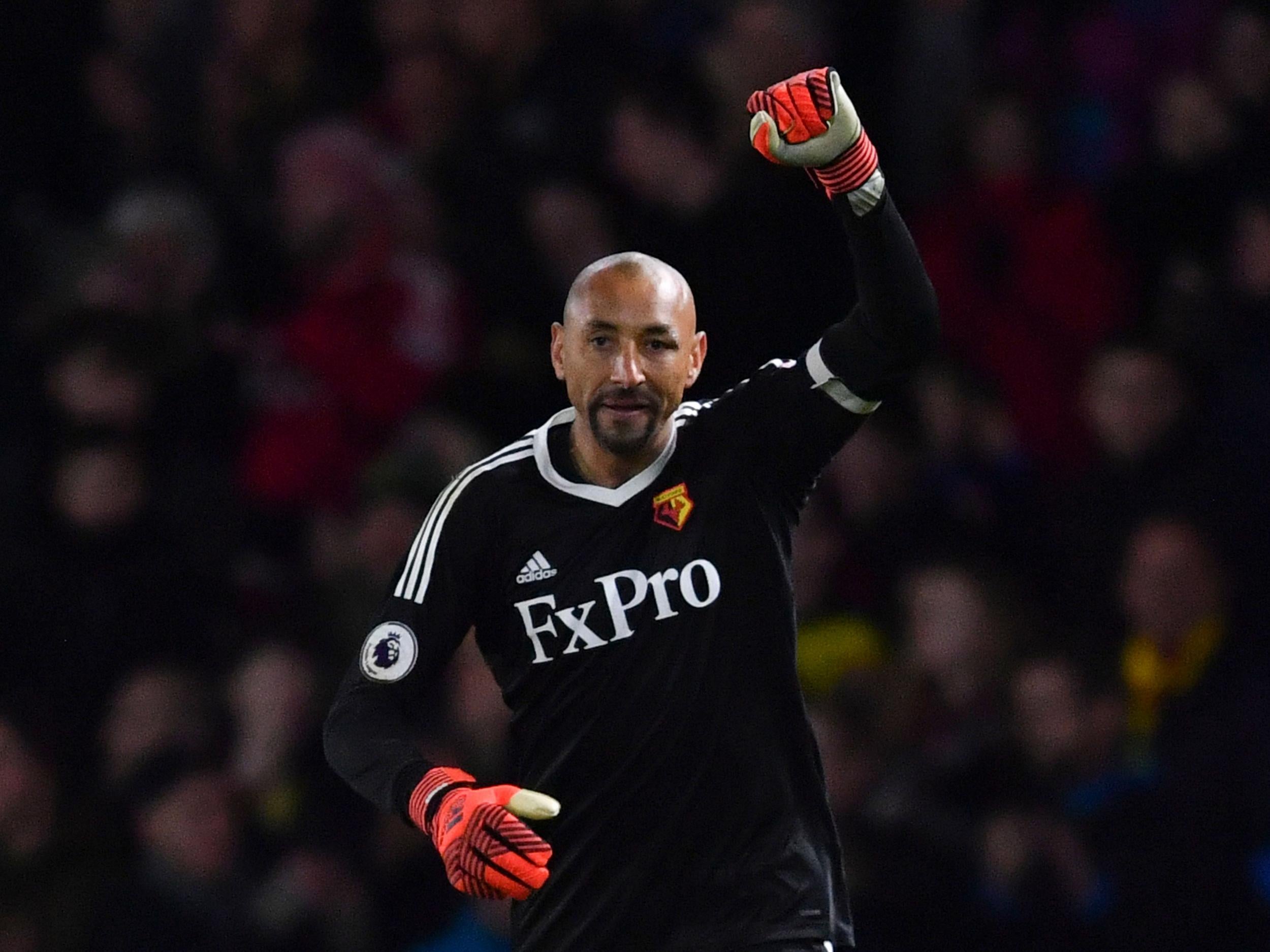 Gomes made a number of vital saves in the Watford goal