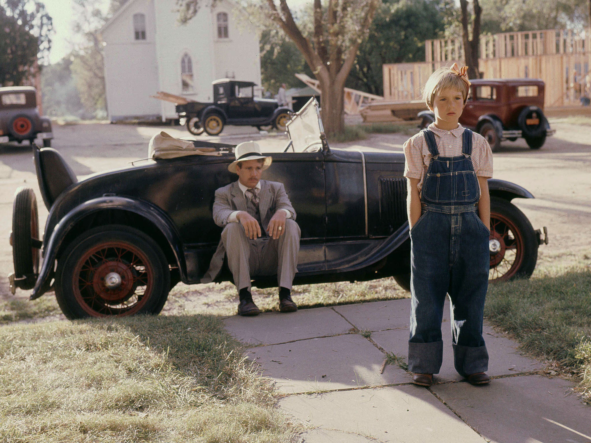 Ryan and Tatum O’Neal in the 1973 movie ‘Paper Moon’ (Rex)