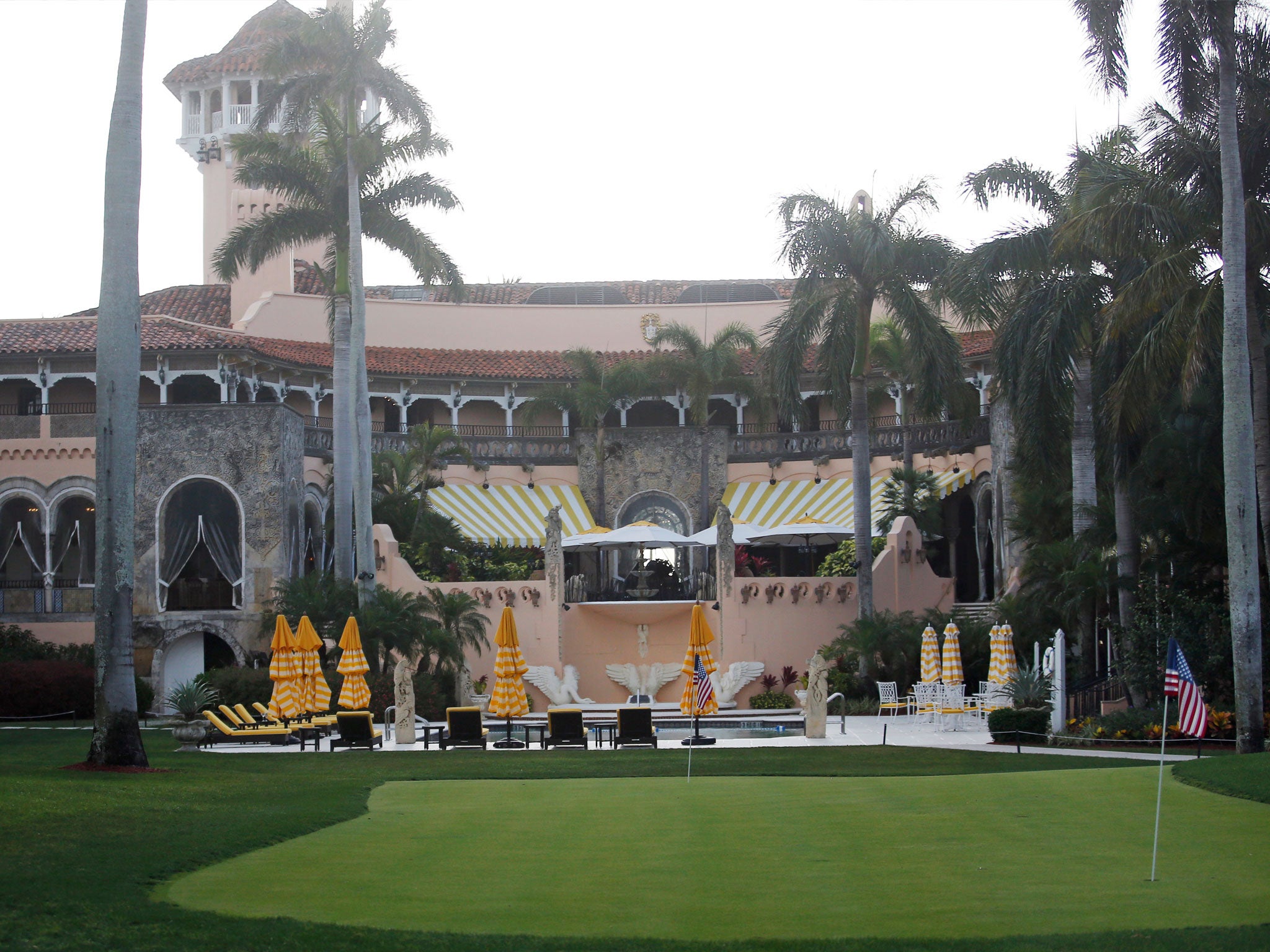 Donald Trump's Mar-a-Lago estate in Palm Beach, Florida