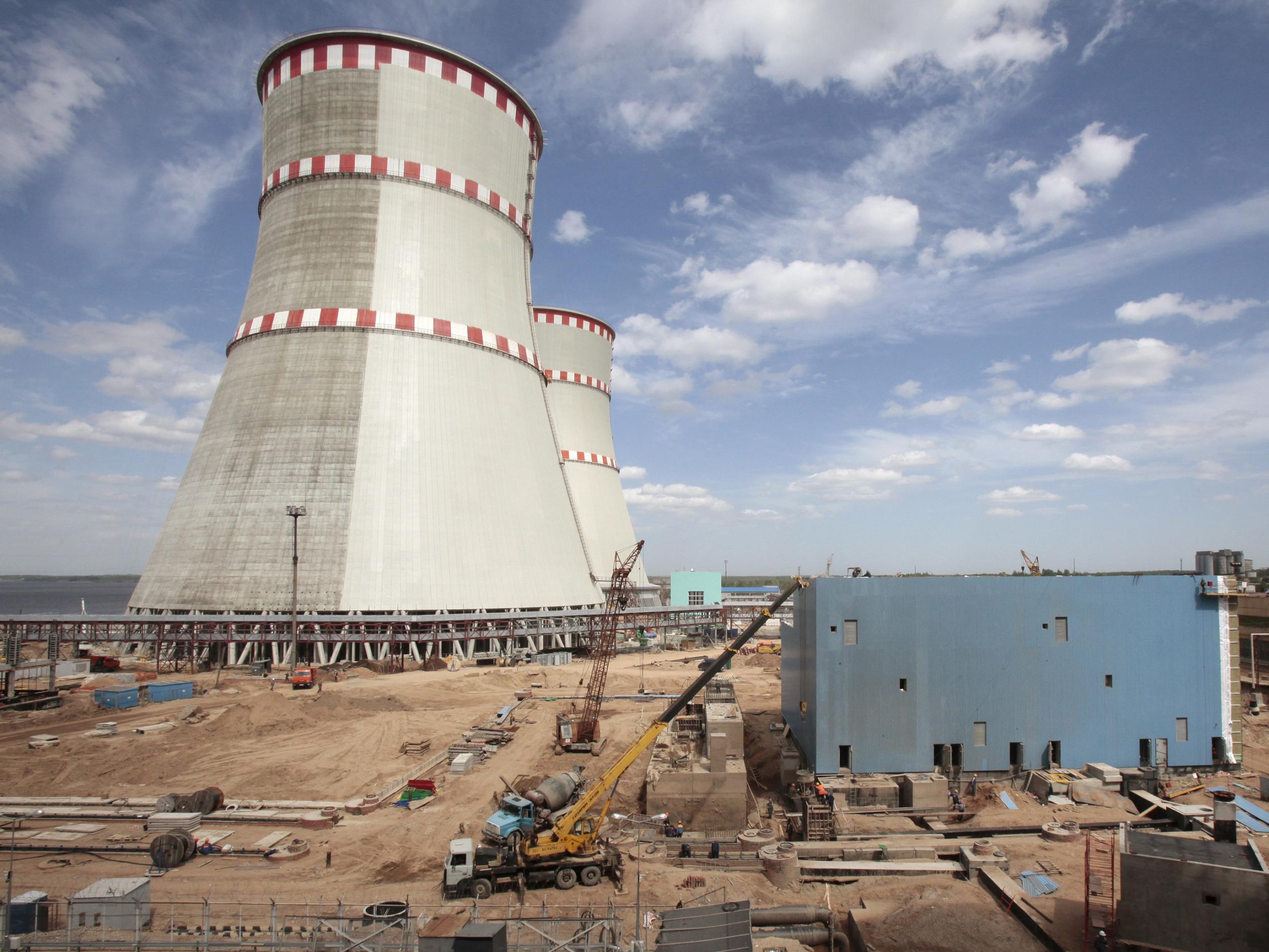 Kalininskaya nuclear power plant, around 175 miles northwest of Moscow