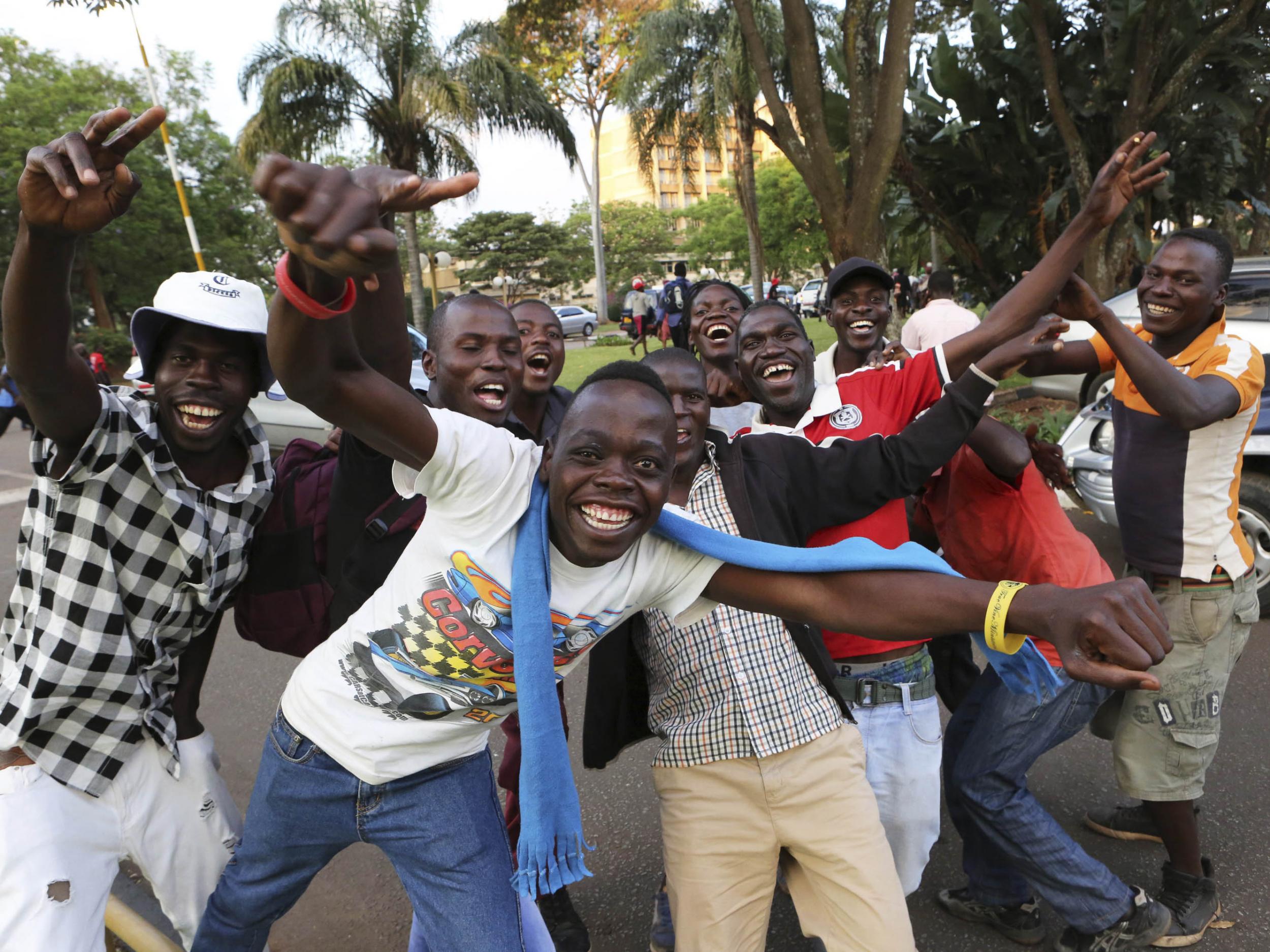 Parliament erupted in cheers and citizens celebrated outside when the four-decade President’s resignation was announced