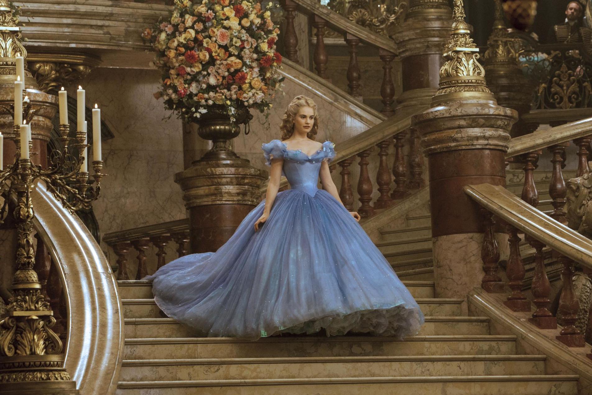 You shall go to the ball: Lily James as Cinderella (Rex)