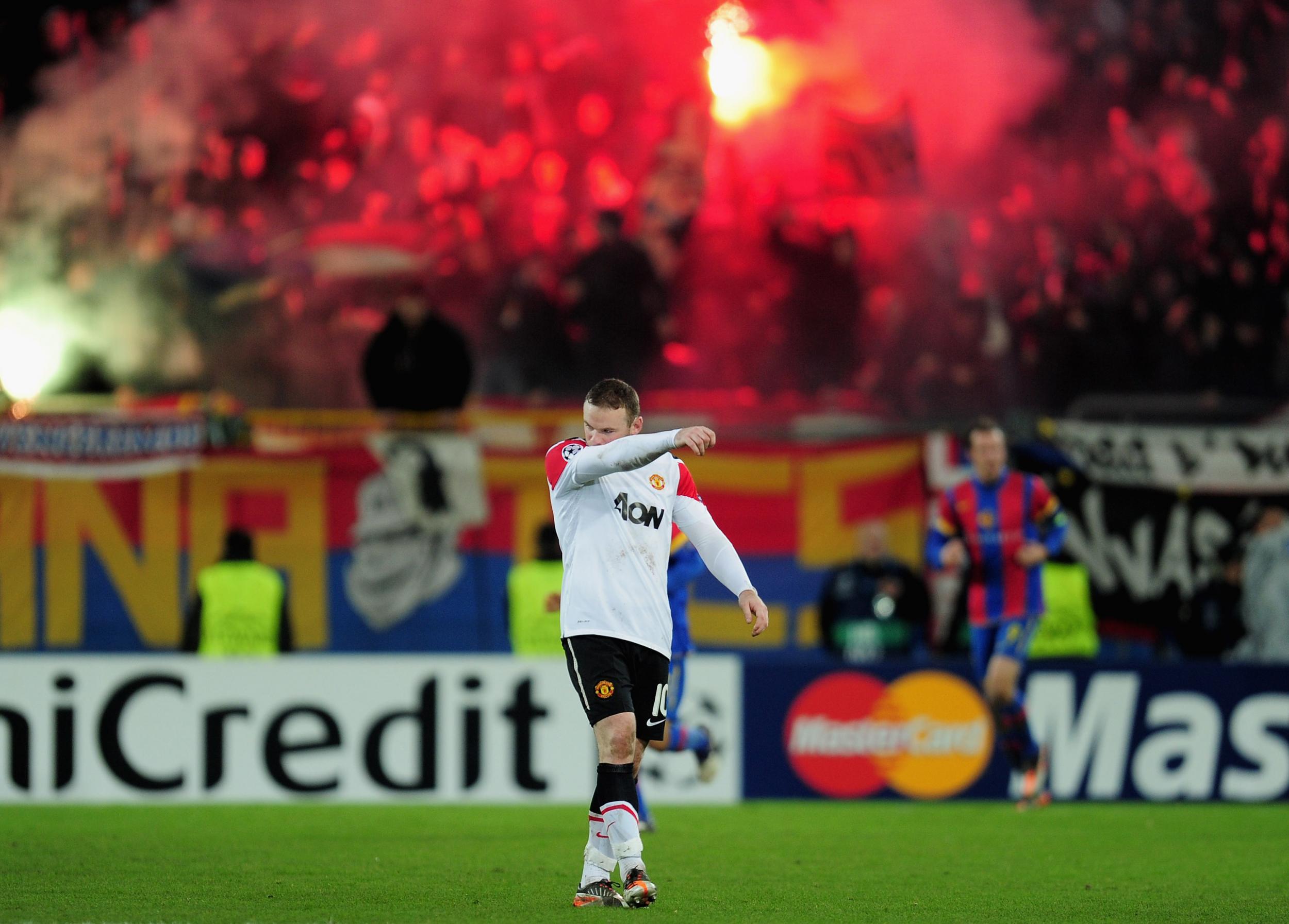 Wayne Rooney was part of the United team beaten in Basel in 2011