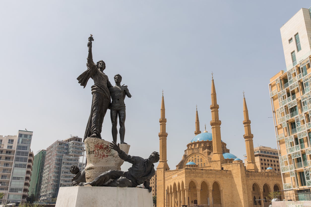 Martyrs Square is a poignant reminder of the country's civil war (Getty)