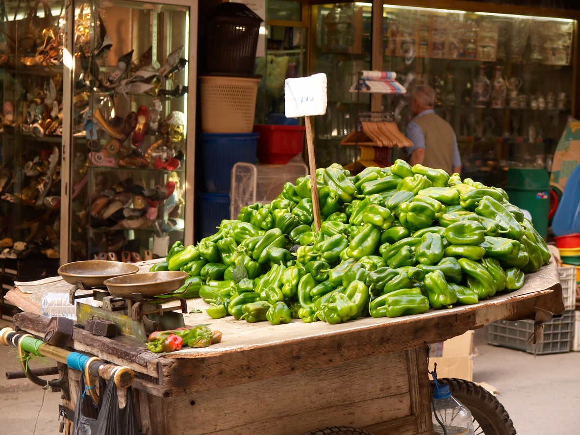 Pick up fresh, local produce at Beirut's souks (Getty)