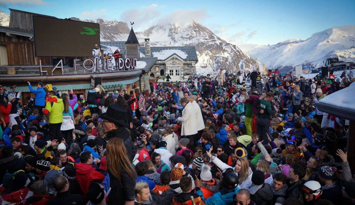 Europeans know how to party at La Folie Douce