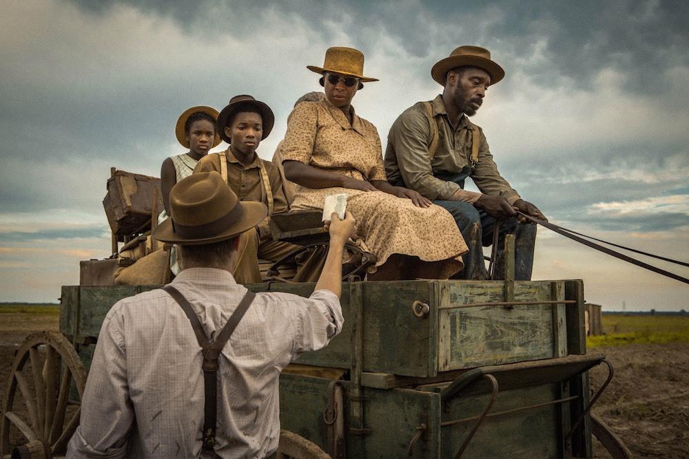 ‘Mudbound’ features Mary J. Blige (centre), Garrett Hedlund (left) and Rob Morgan (right)