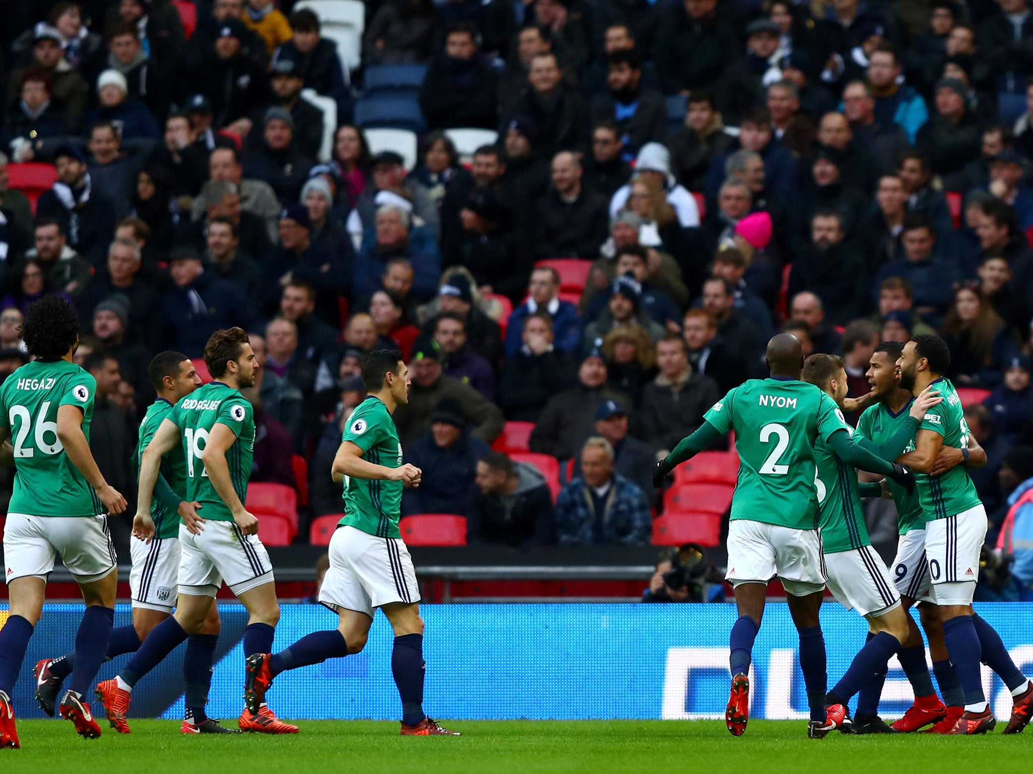 West Brom took an early lead through Salomon Rondon