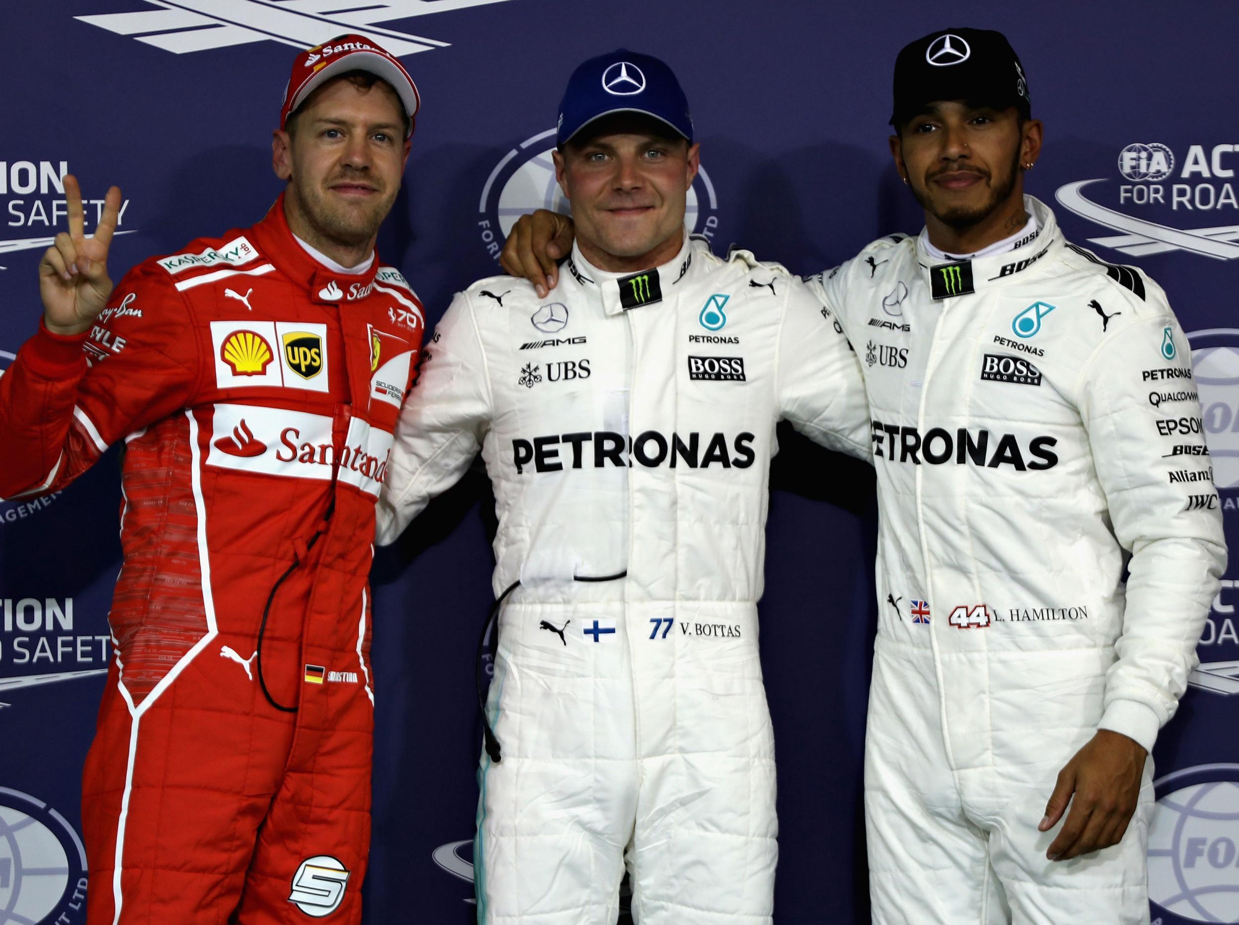 &#13;
Hamilton took second place with Sebastian Vettel third &#13;