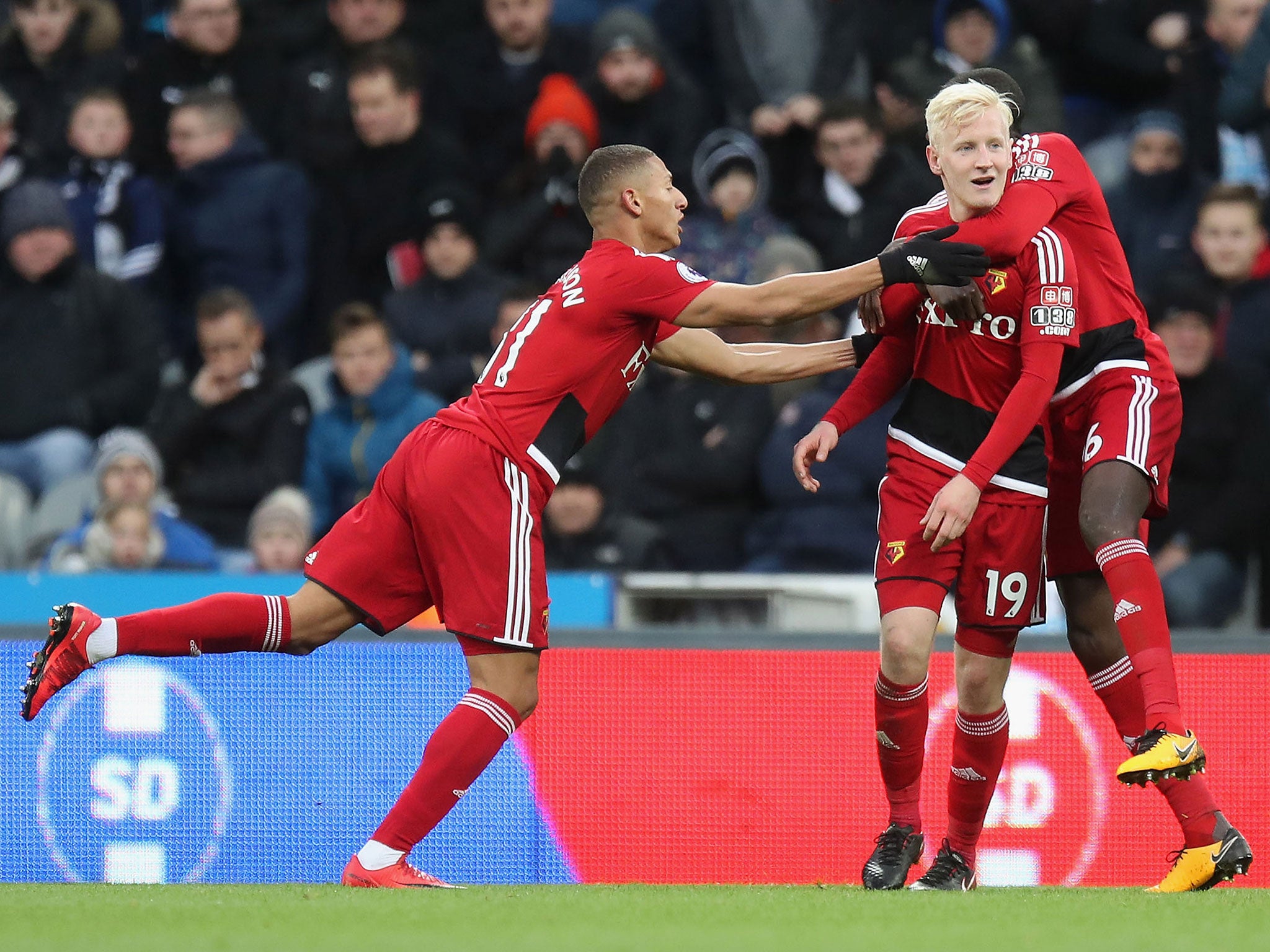 Will Hughes scored his second goal in as many games