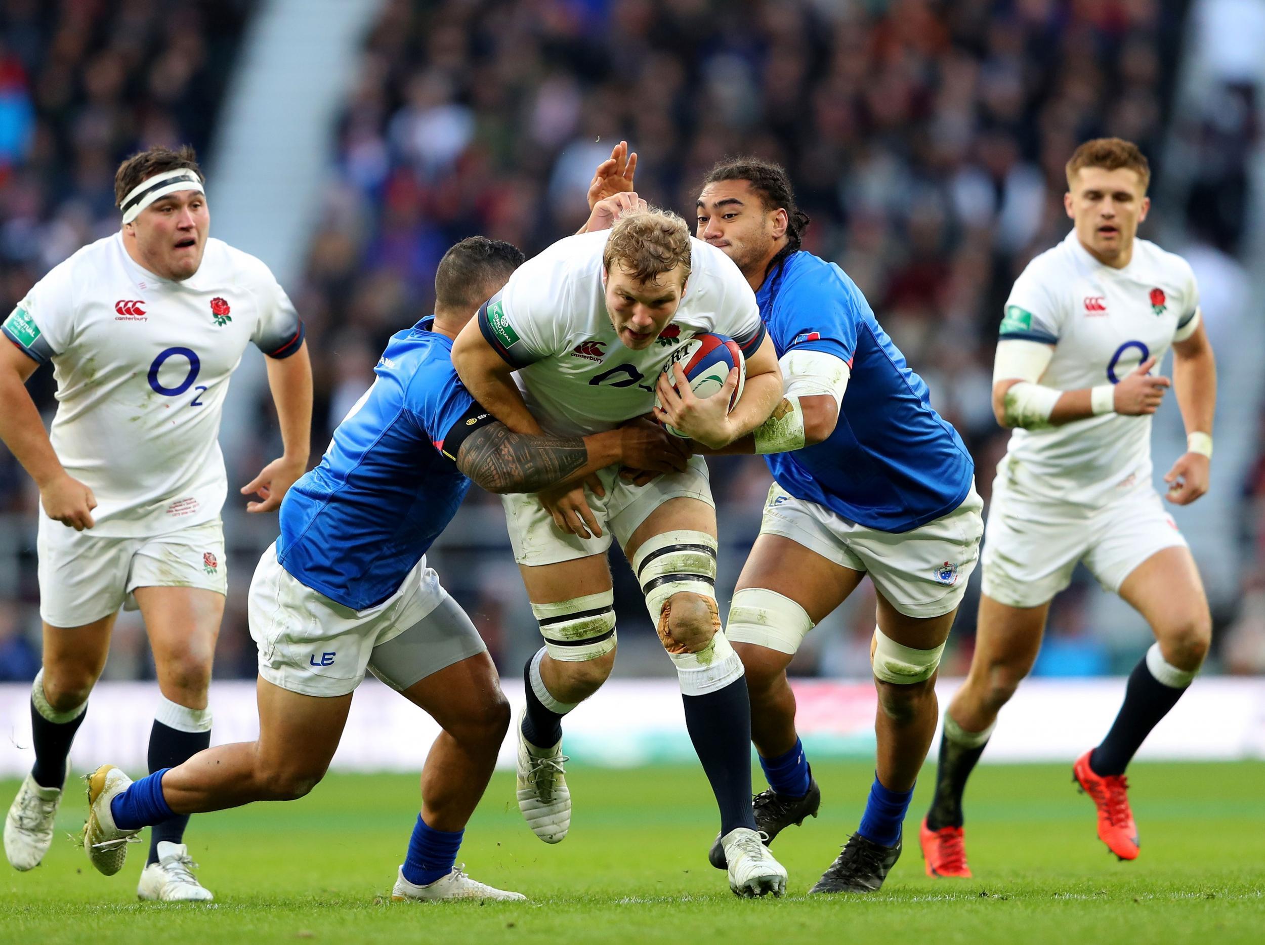 &#13;
It was a physical contest as ever at Twickenham &#13;