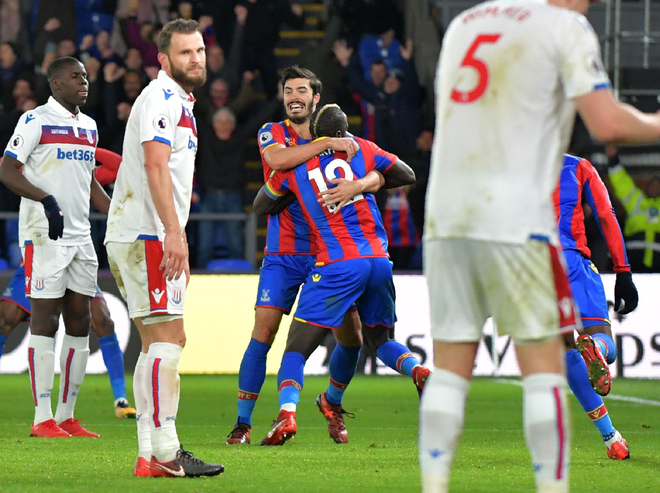 Mamadou Sakho ensured the home side took all three points at Selhurst Park