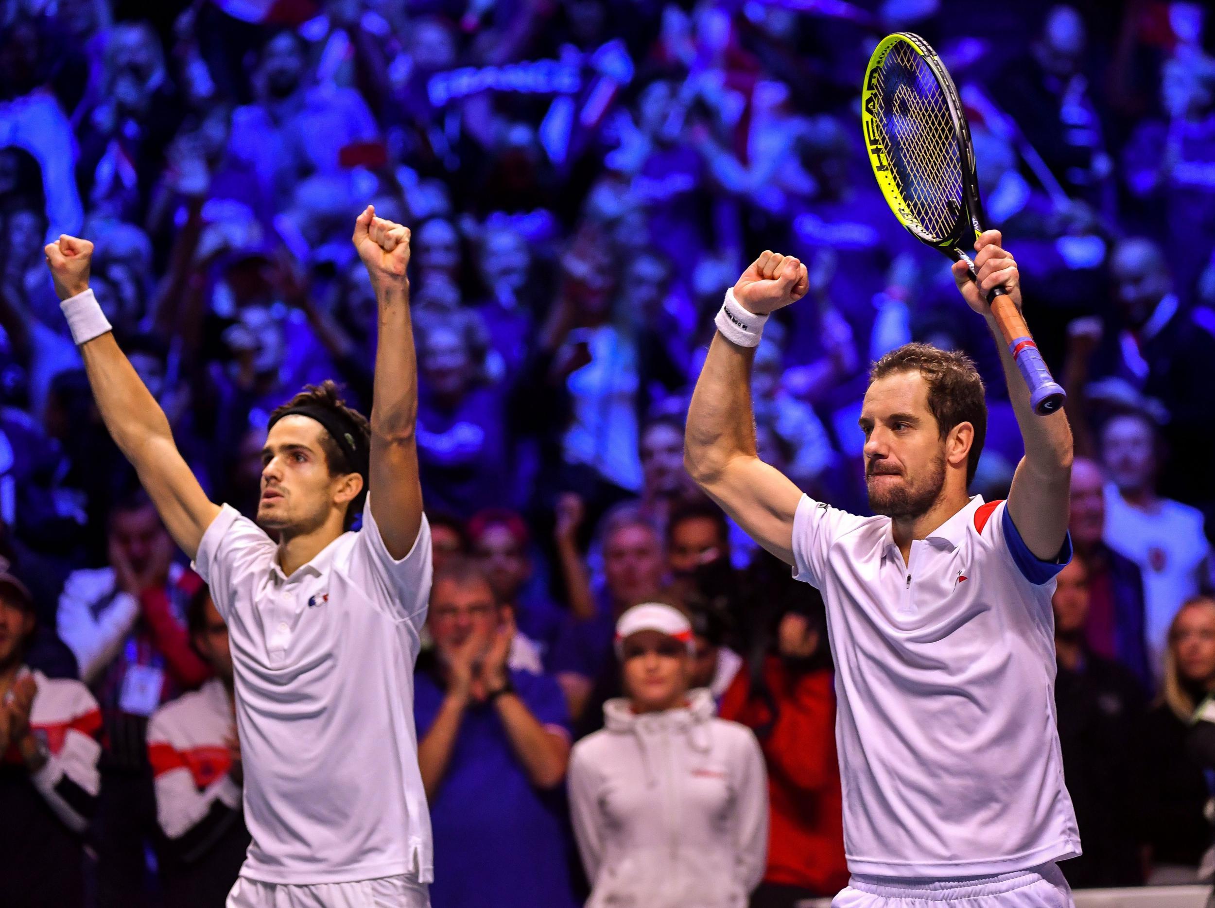 
But they triumped to give France the overall lead 