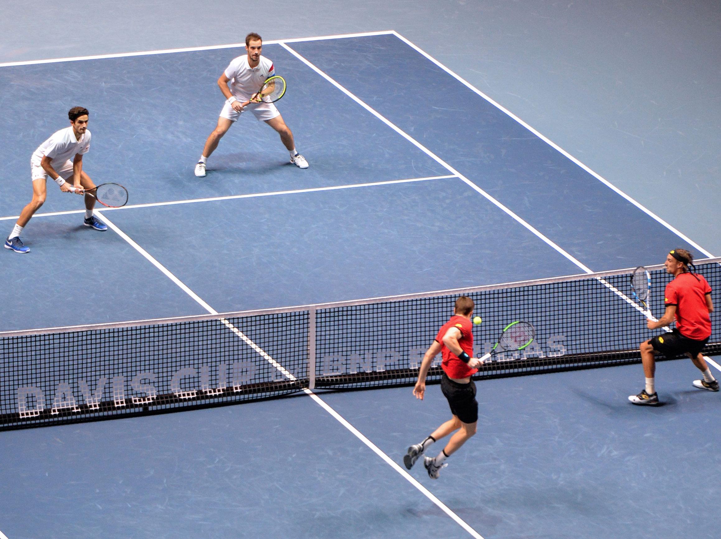 
Richard Gasquet and Pierre-Hugues Herbert were something of a surprise selection 