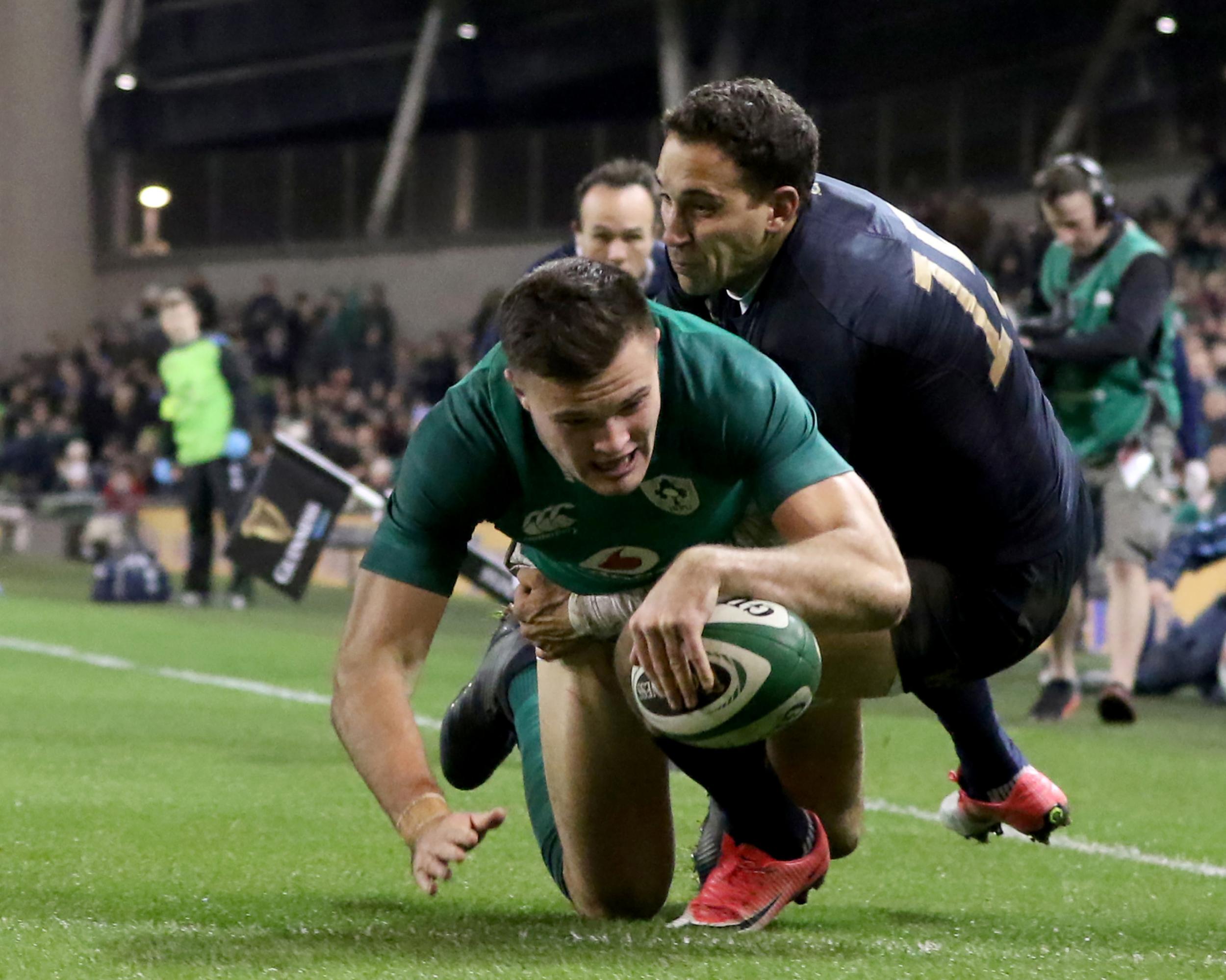 Stockdale touched down twice in Dublin