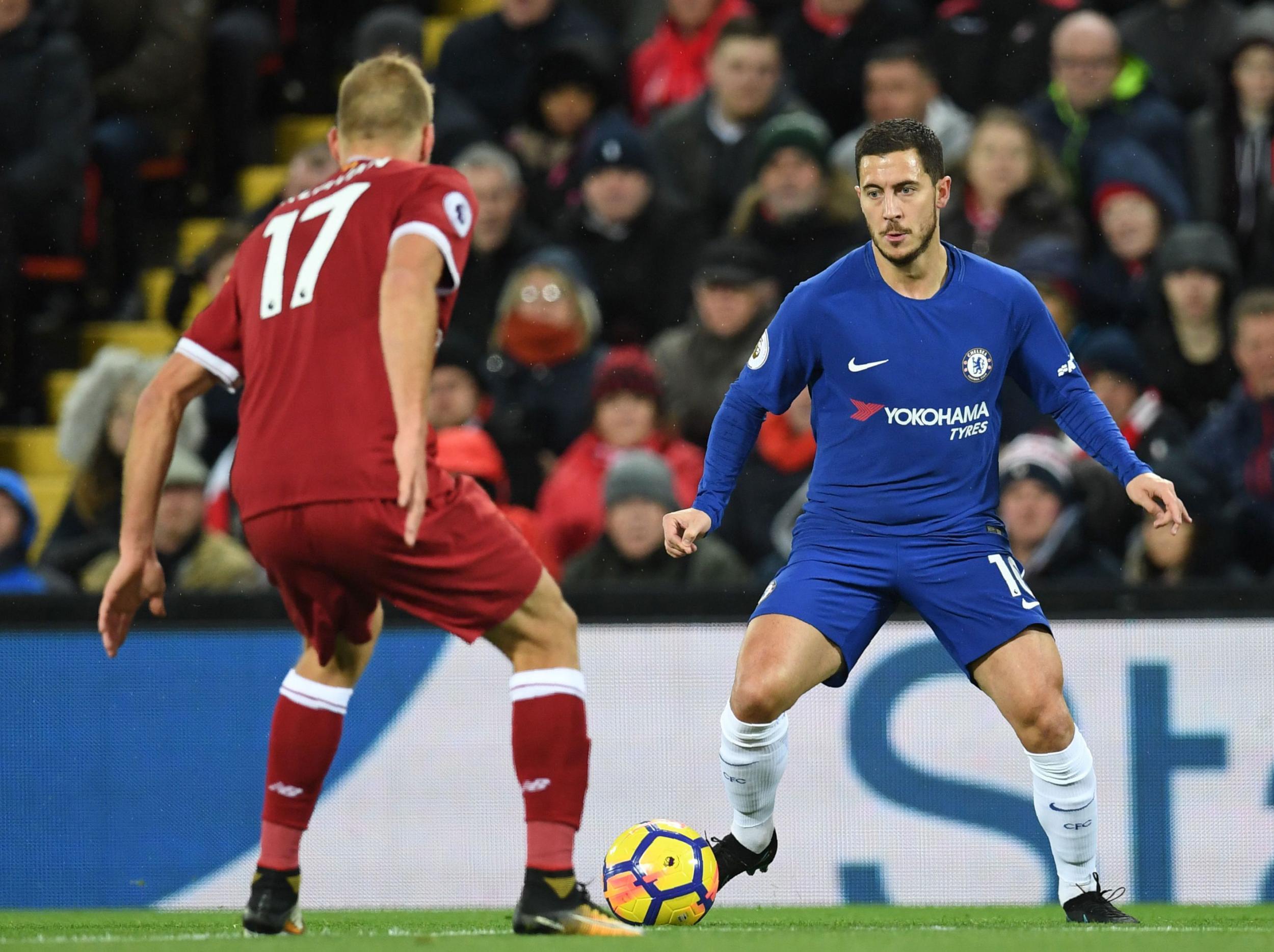 Eden Hazard showed his class at Anfield