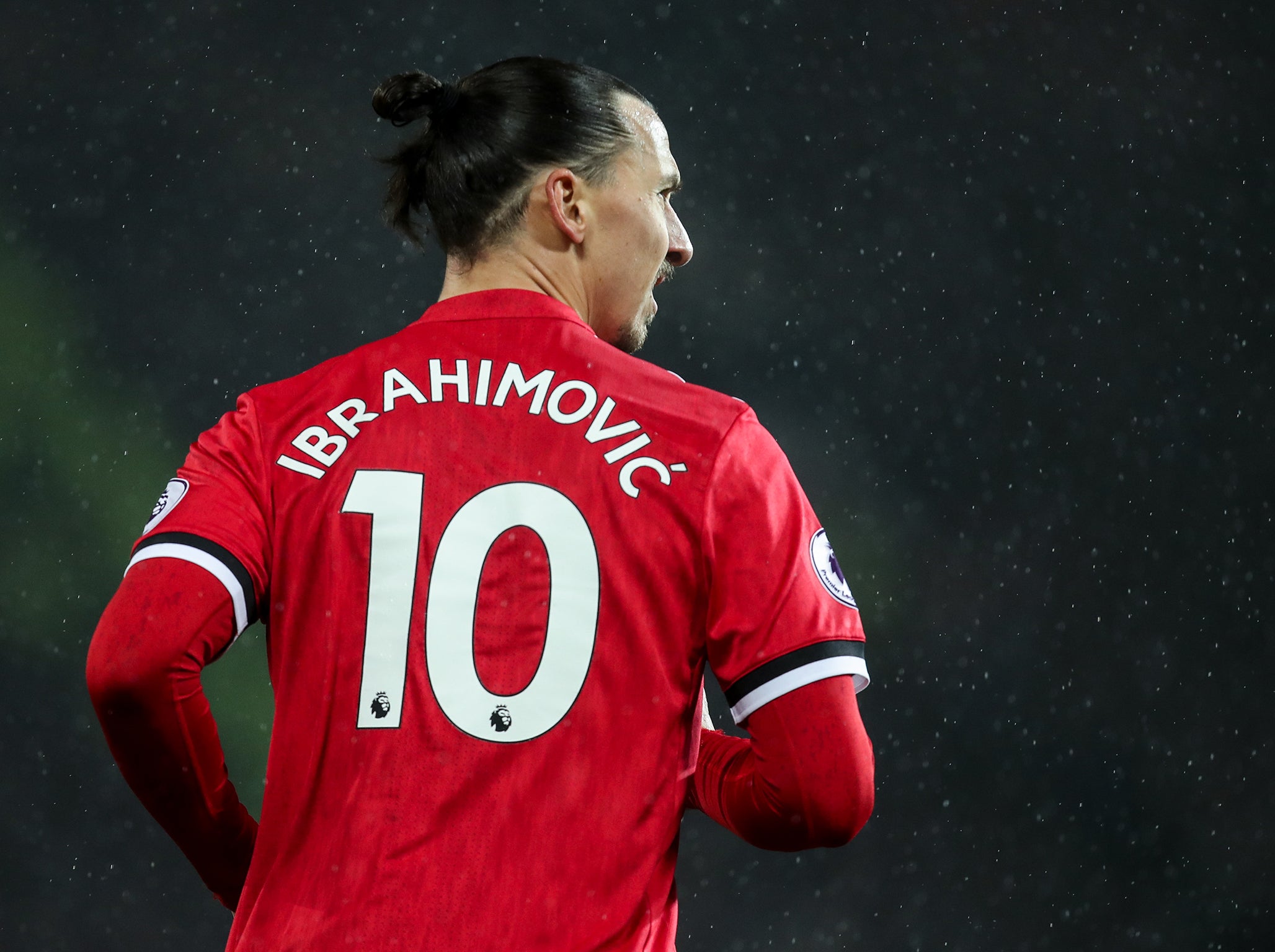 Ibrahimovic was thrown on in the second-half