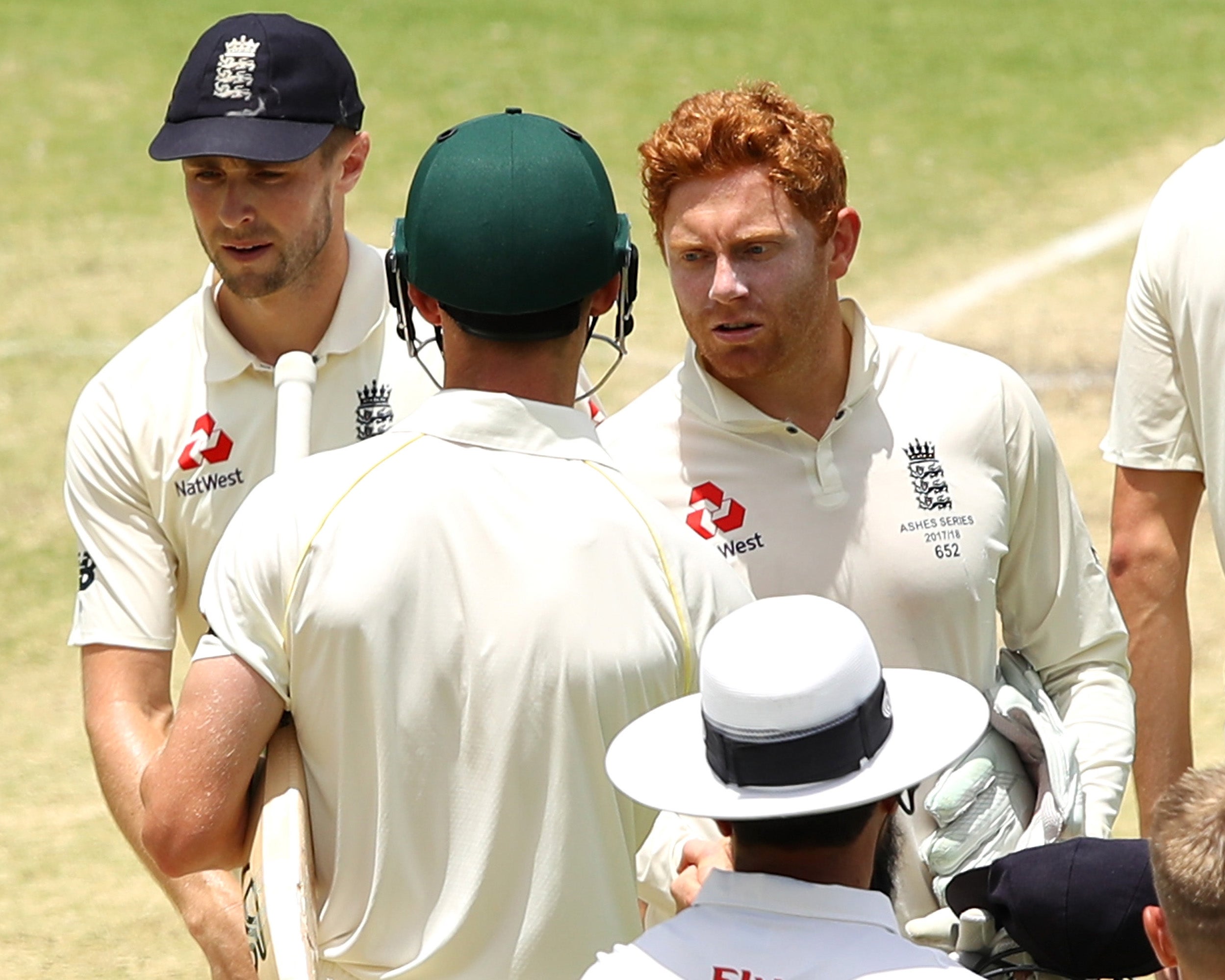 Bancroft and Bairstow shook hands at the end of the match