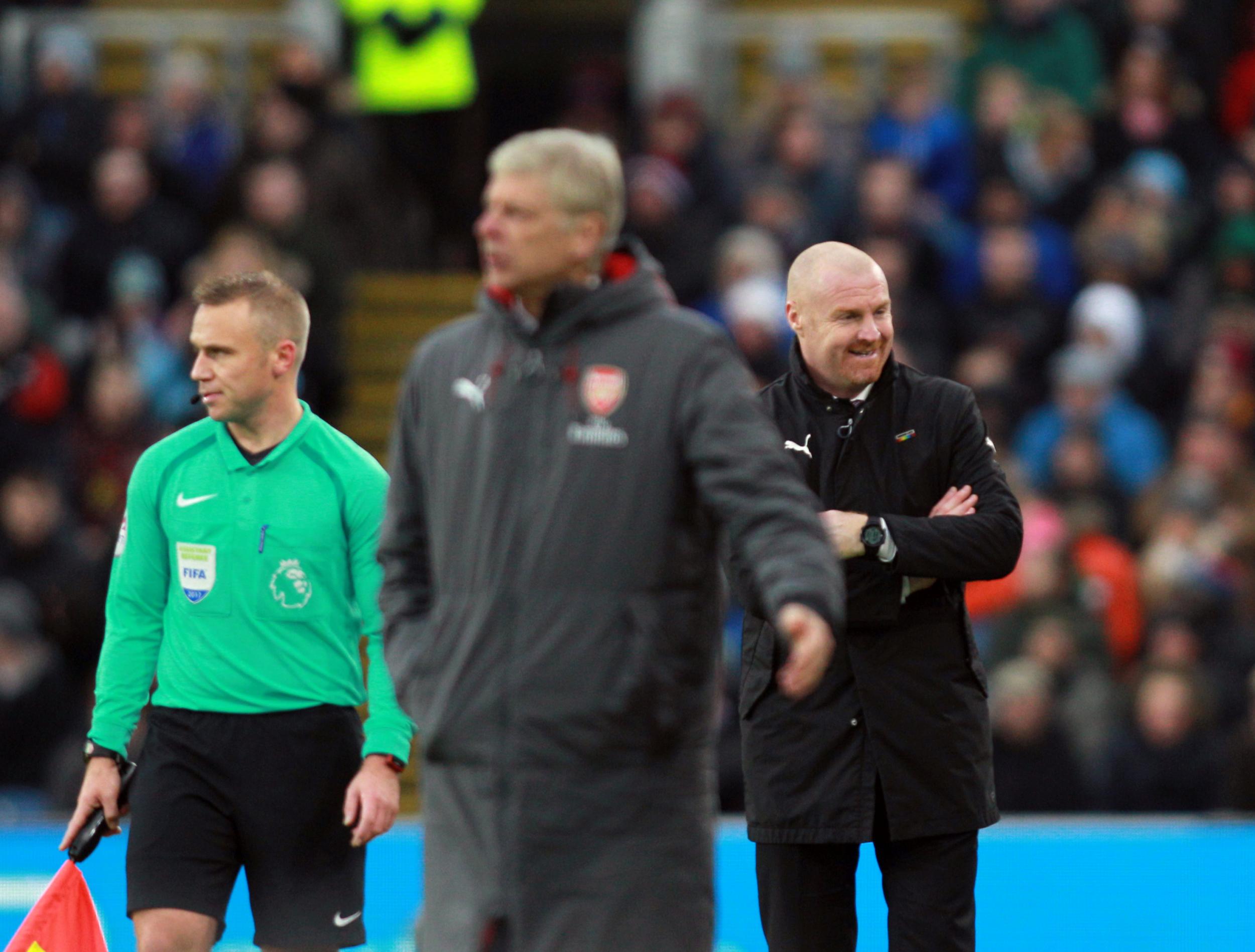 Sean Dyche was incredulous after the match