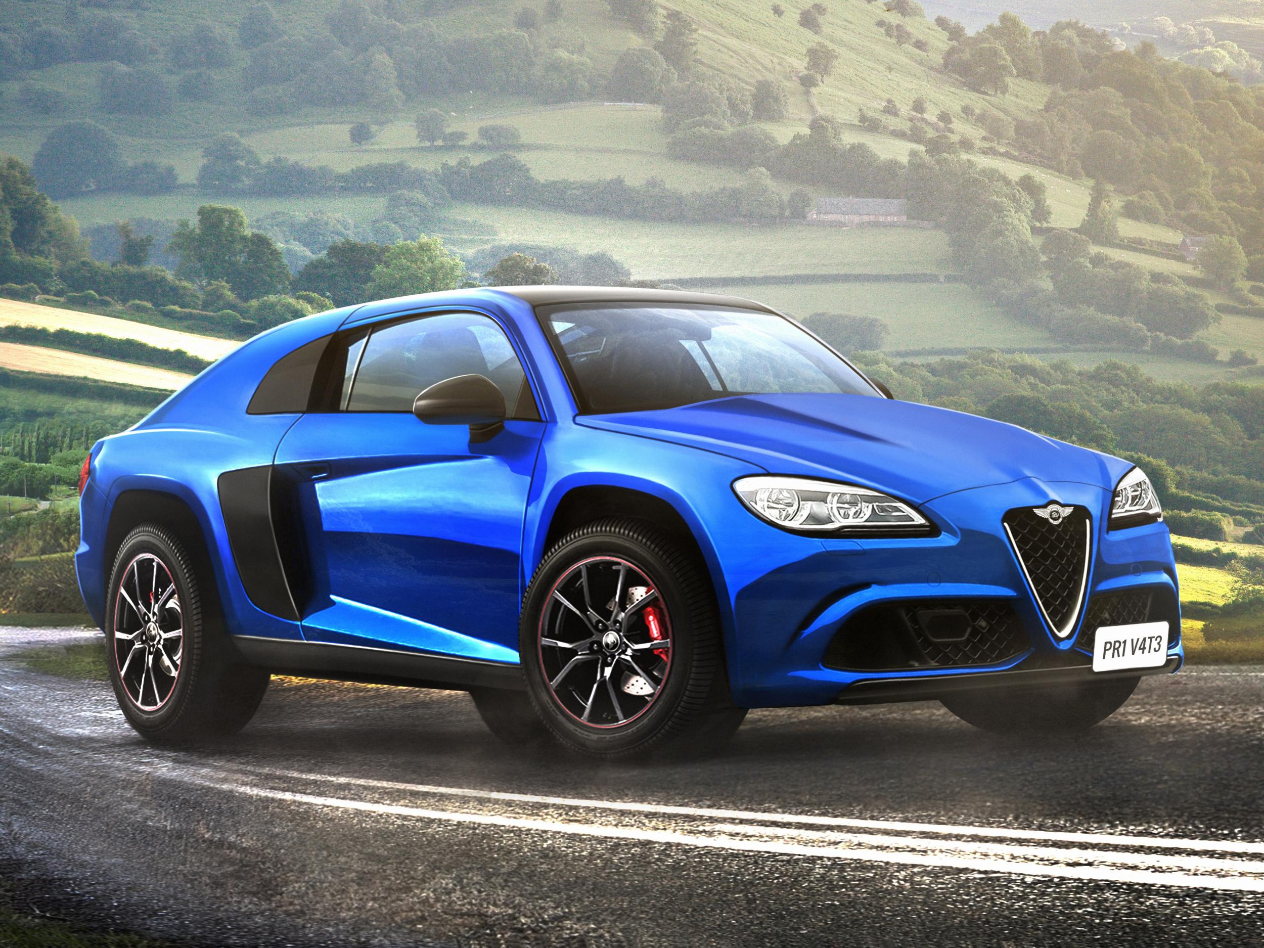 A concept illustration of Britain's ideal car