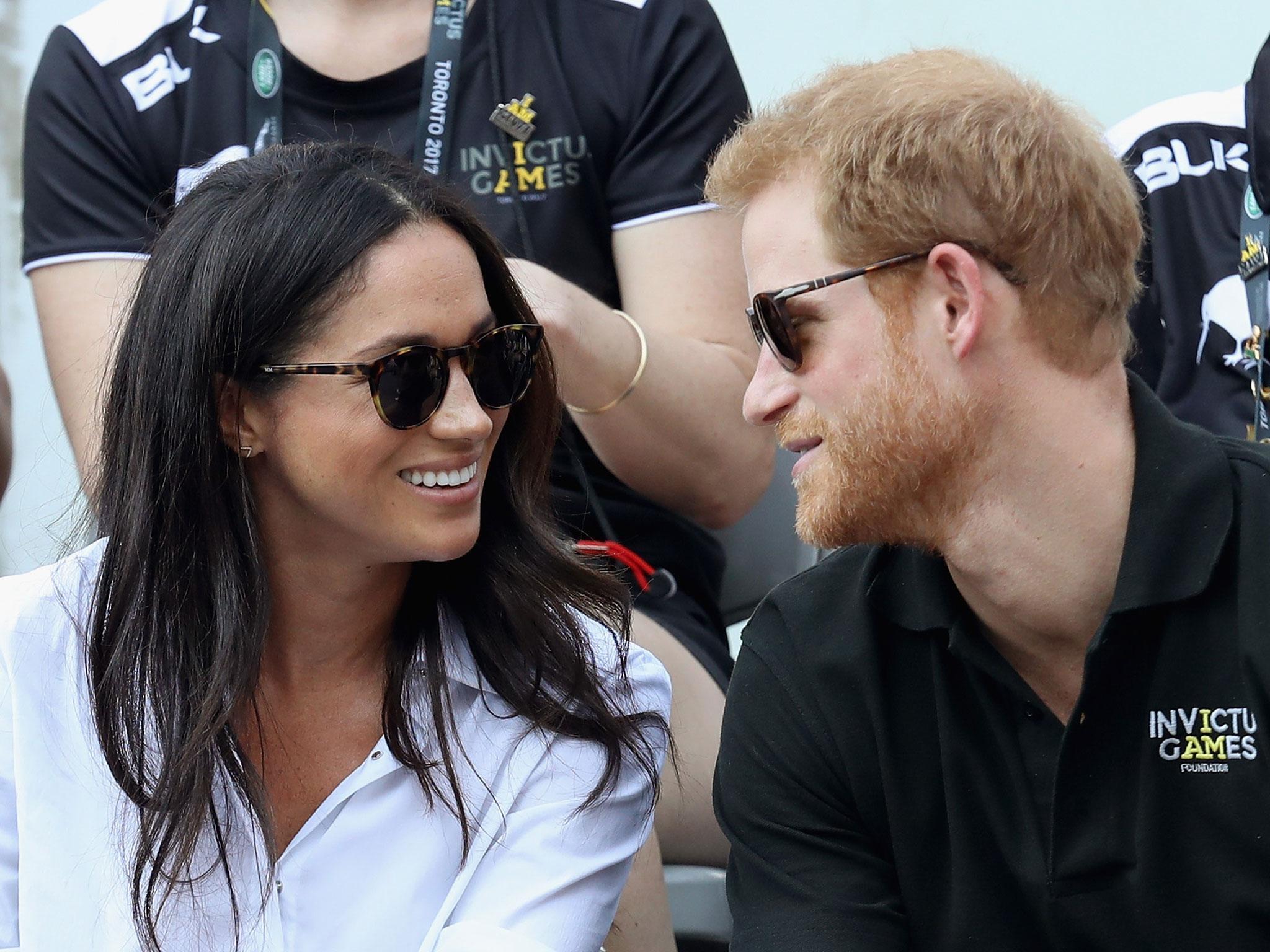 Prince Harry and Meghan Markle attend a Wheelchair Tennis match during the Invictus Games 2017 at Nathan Philips Square in Toronto, Canada (Chris Jackson/Getty Images for the Invictus Games Foundation)